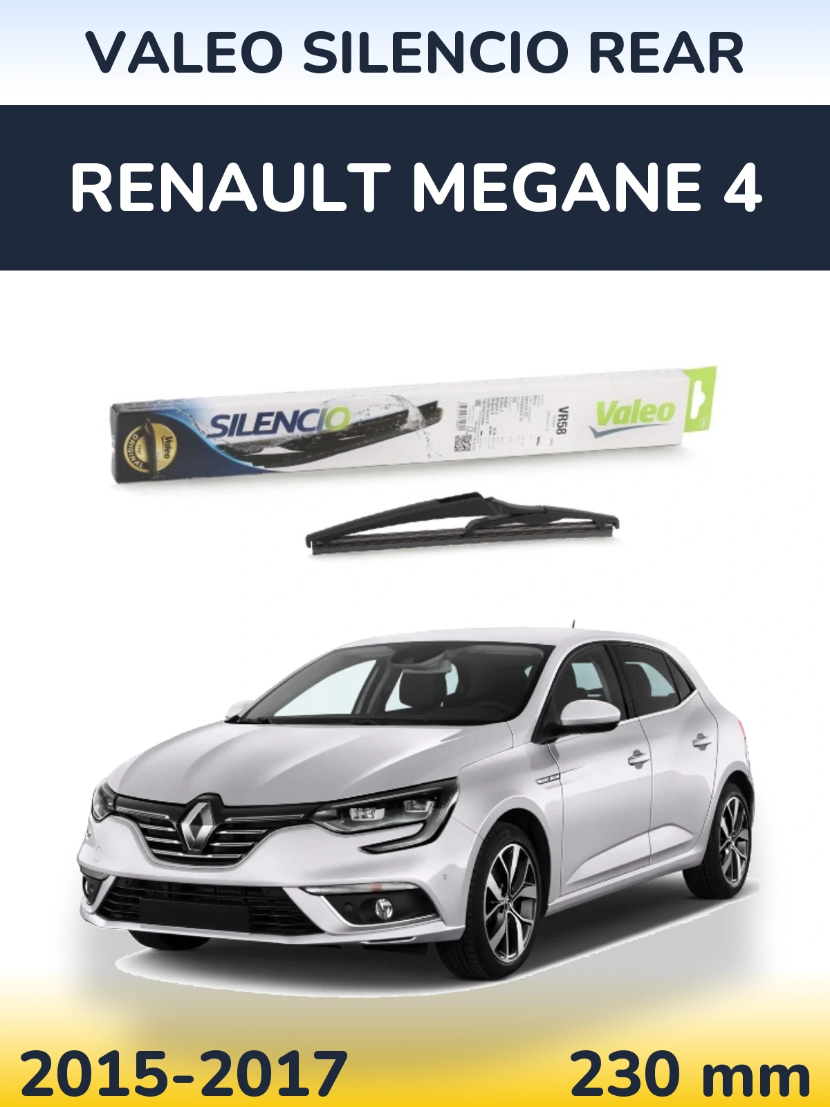Ștergătoare Valeo Silencio Rear pentru Renault Megane 4