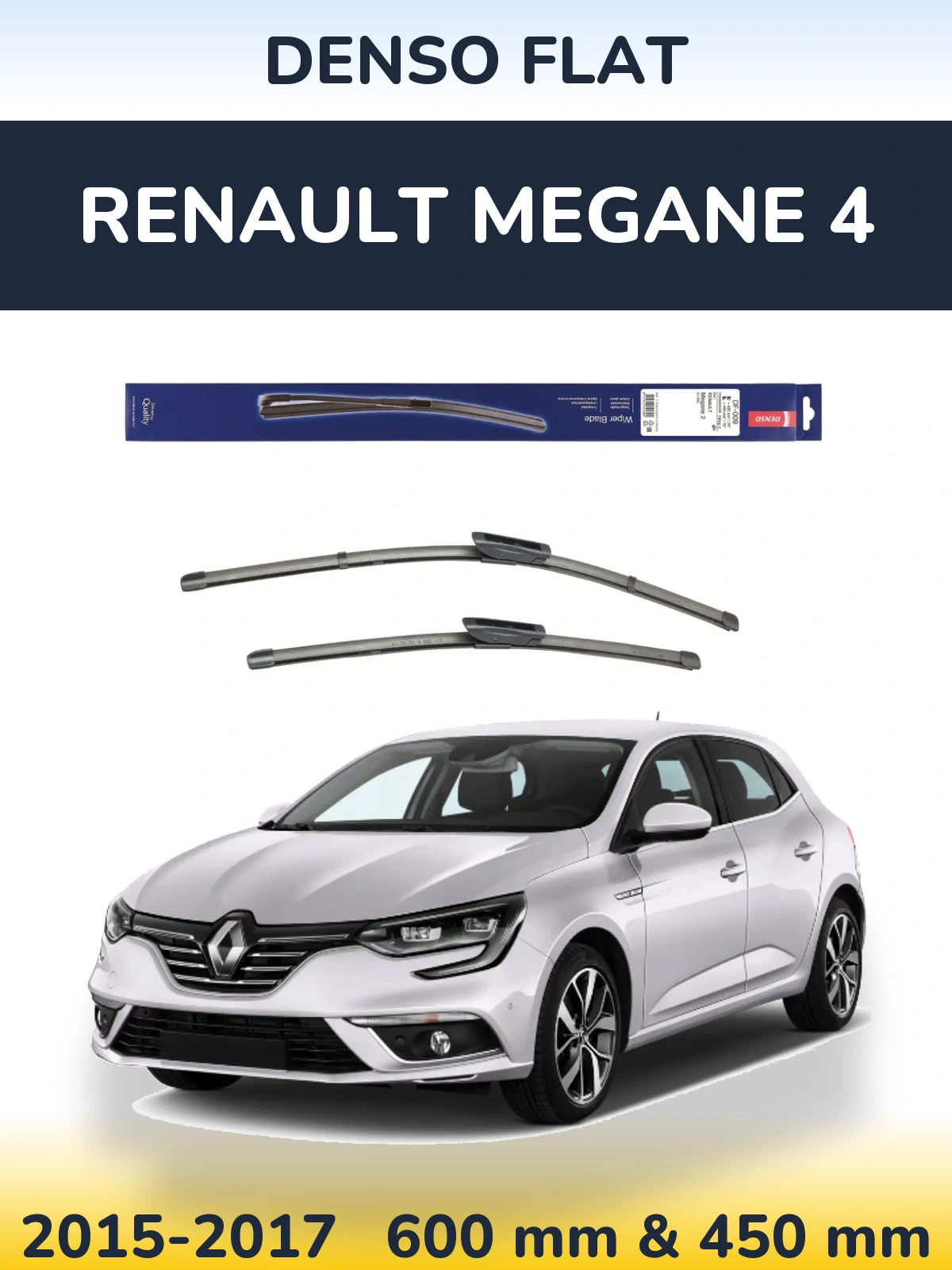 Ștergătoare Denso Flat pentru Renault Megane 4