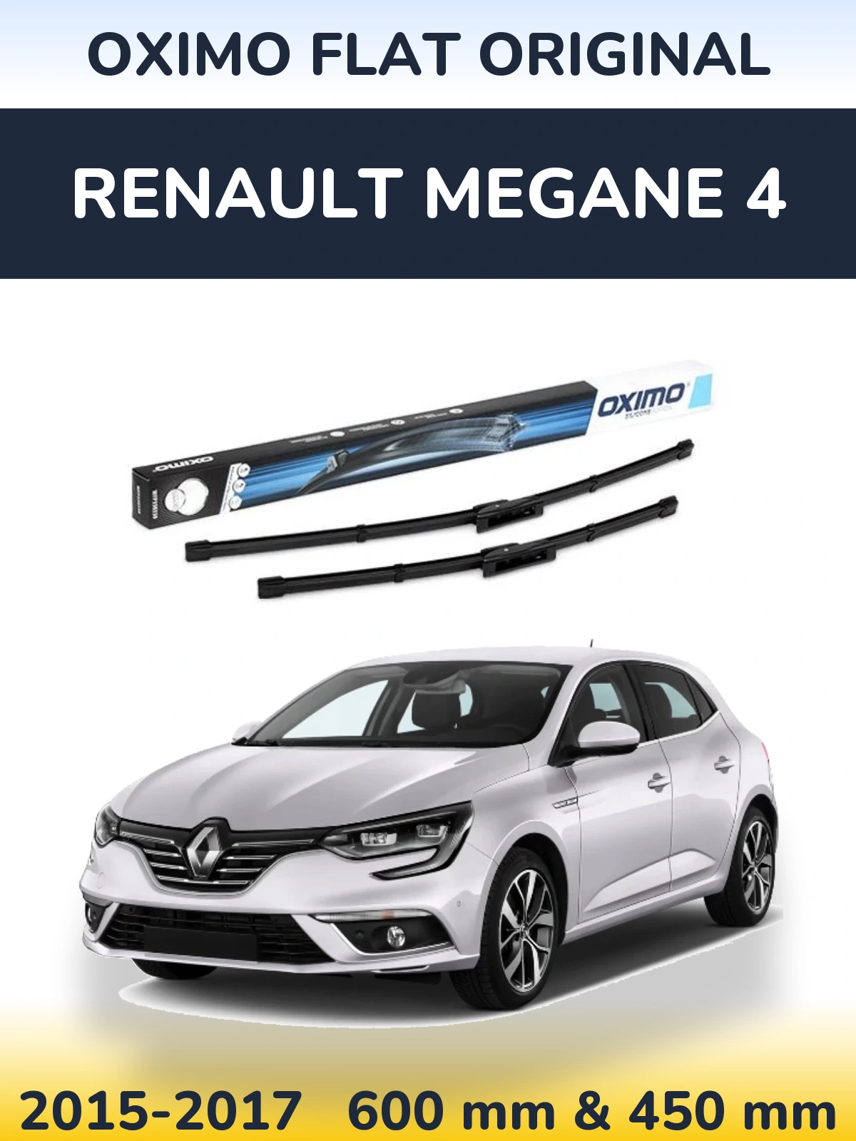Ștergătoare Oximo Flat Original pentru Renault Megane 4