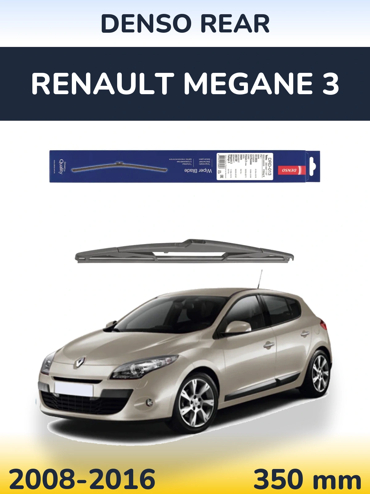 Ștergătoare Denso Rear pentru Renault Megane 3