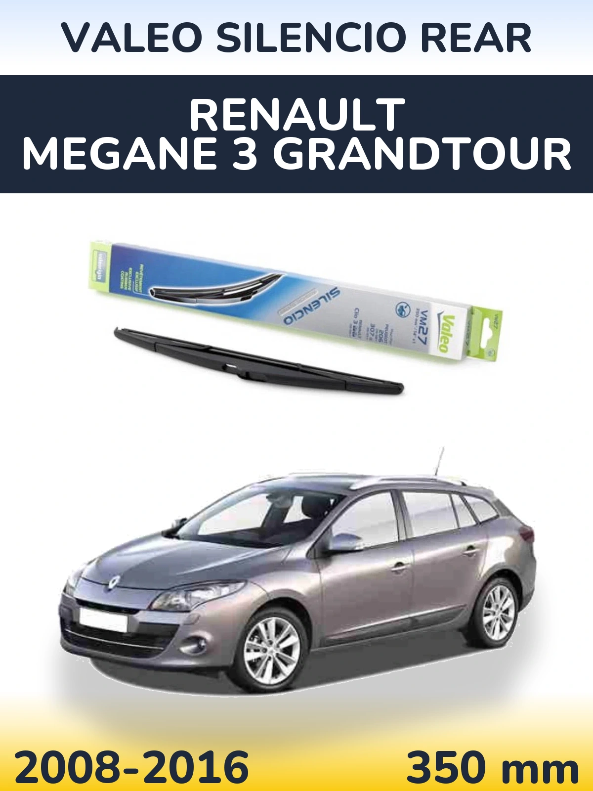 Ștergătoare Valeo Silencio Rear pentru Renault Megane 3 Grandtour
