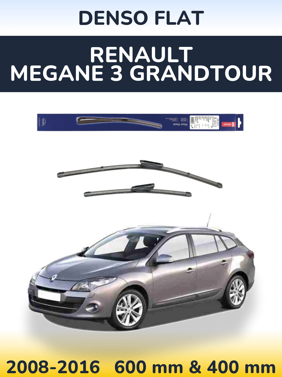 Ștergătoare Denso Flat pentru Renault Megane 3 Grandtour