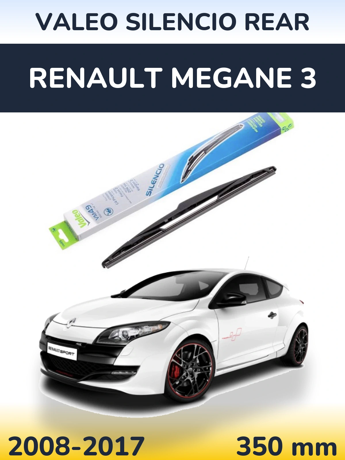 Ștergătoare Valeo Silencio Rear pentru Renault Megane 3