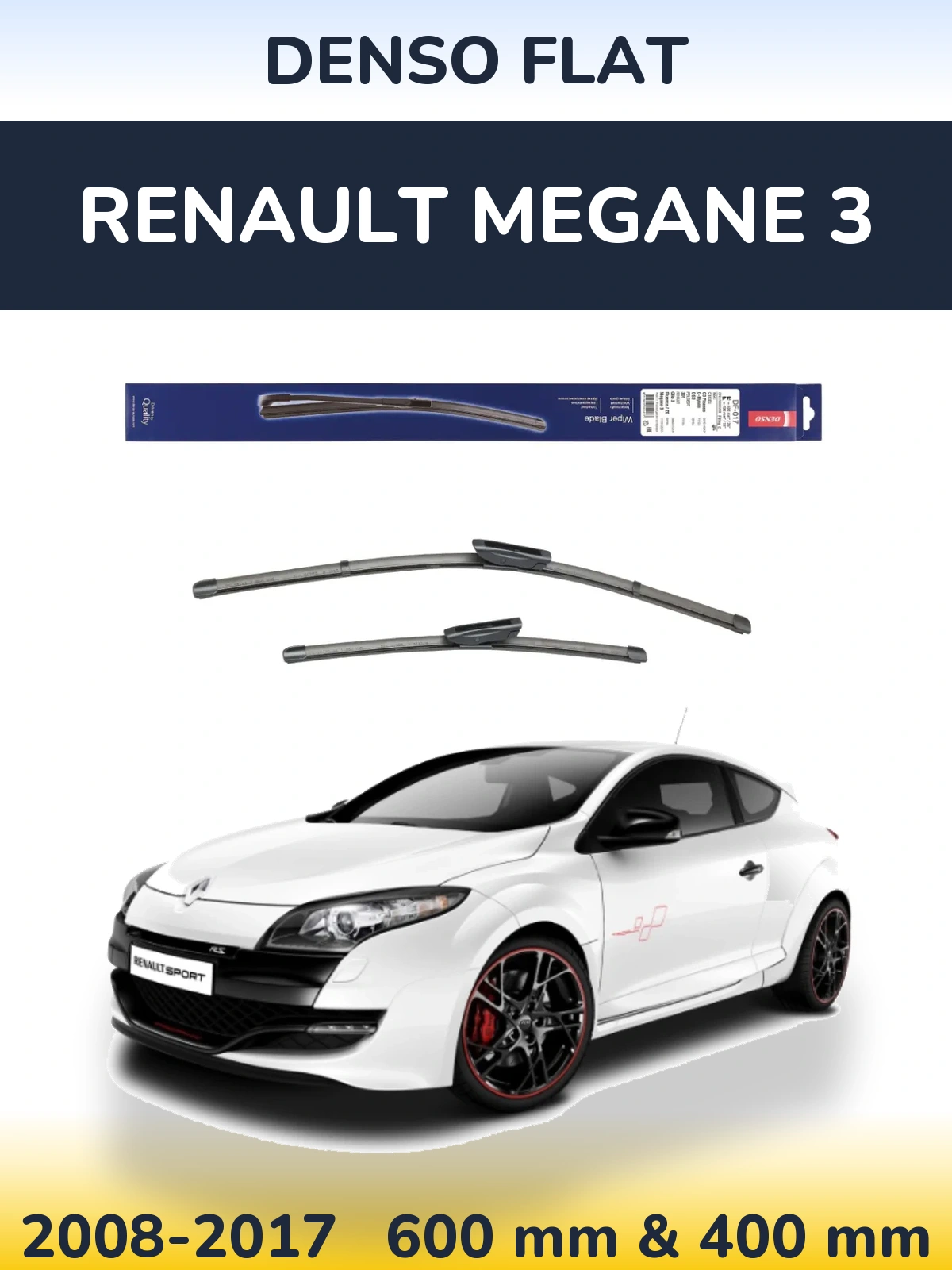 Ștergătoare Denso Flat pentru Renault Megane 3