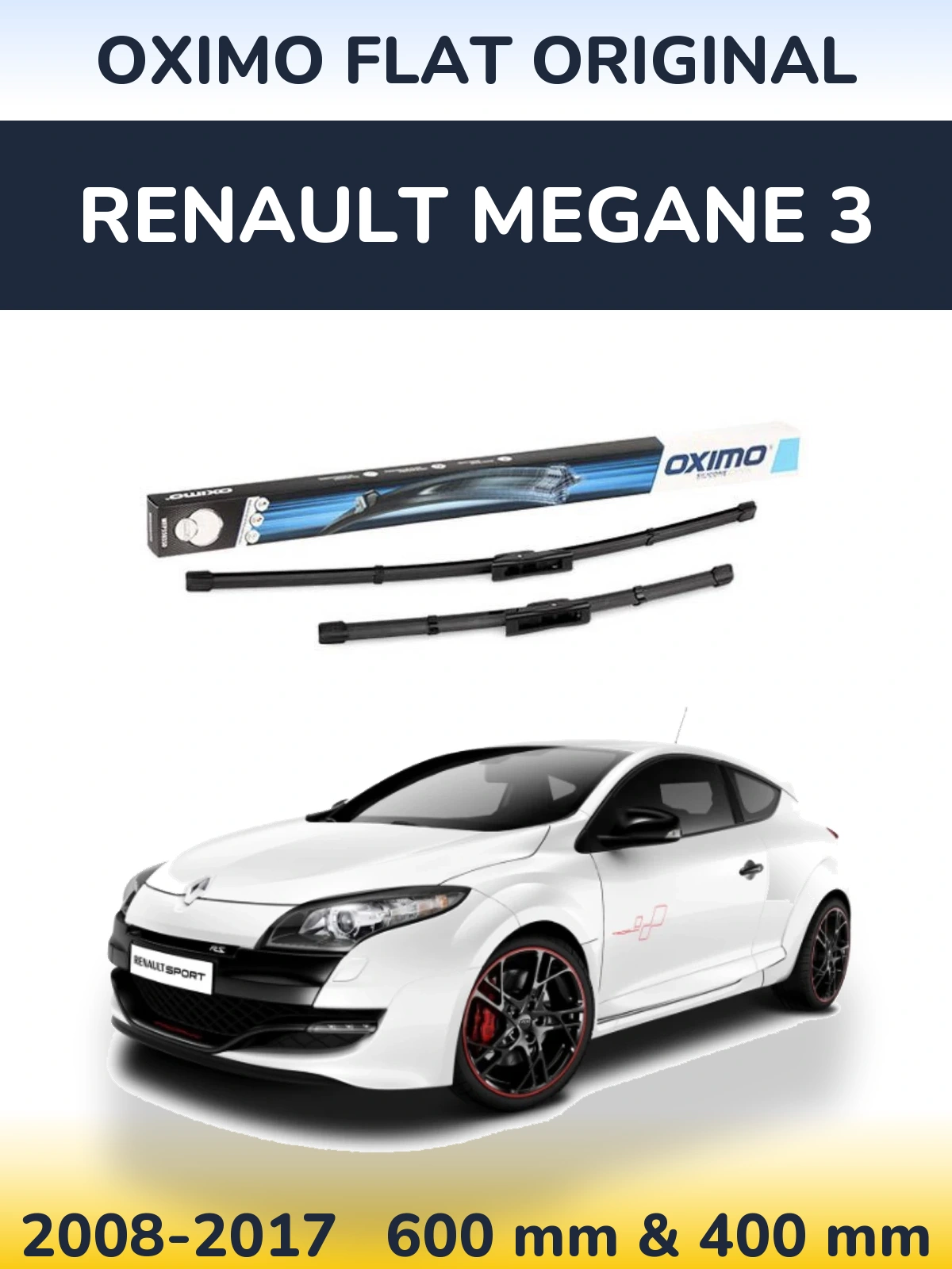 Ștergătoare Oximo Flat Original pentru Renault Megane 3
