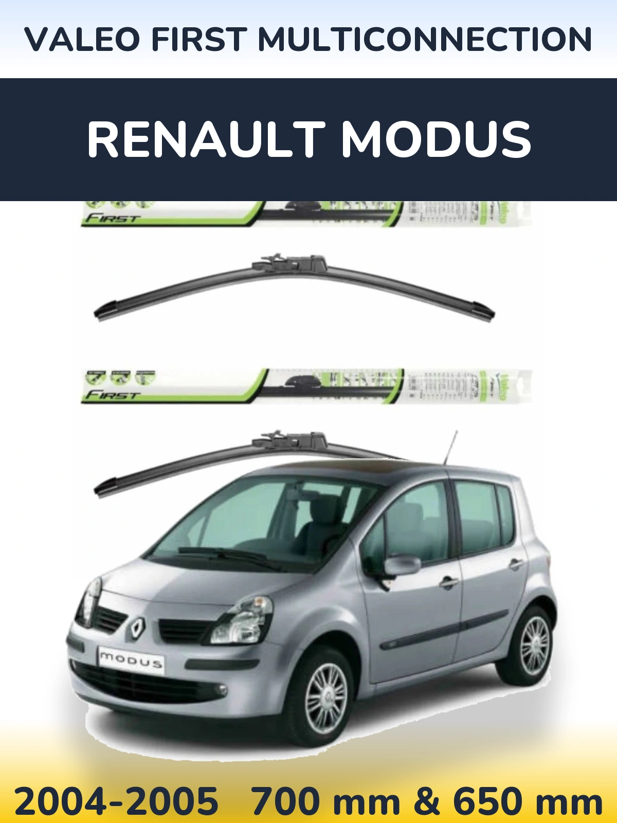 Ștergătoare Valeo First MultiConnection pentru Renault Modus