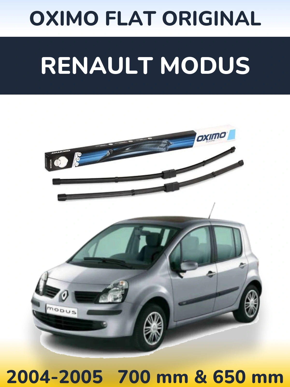 Ștergătoare Oximo Flat Original pentru Renault Modus