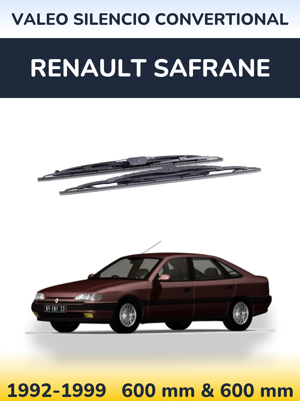 Ștergătoare Valeo Silencio Convertional pentru Renault Safrane