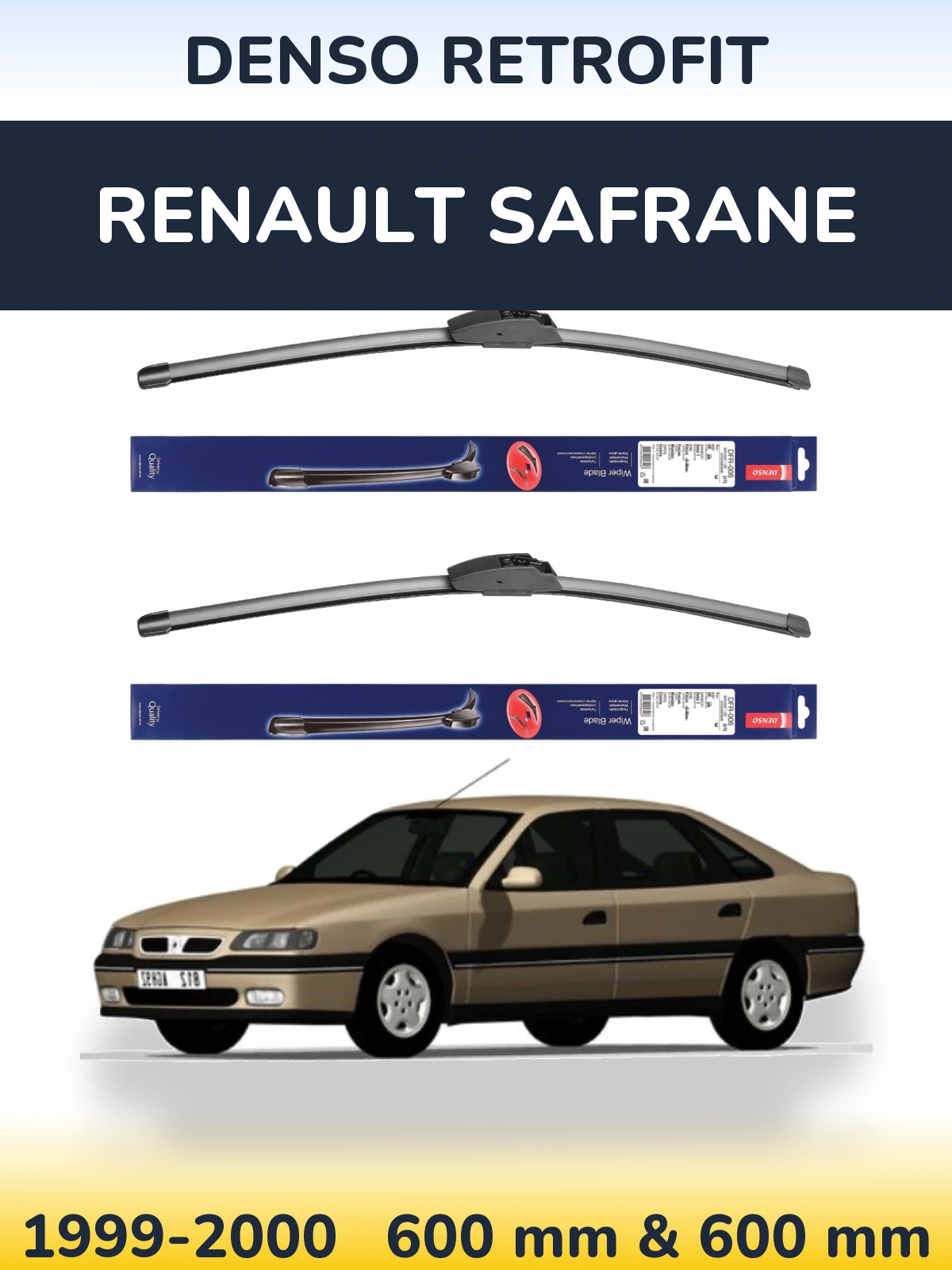 Ștergătoare Denso Retrofit pentru Renault Safrane