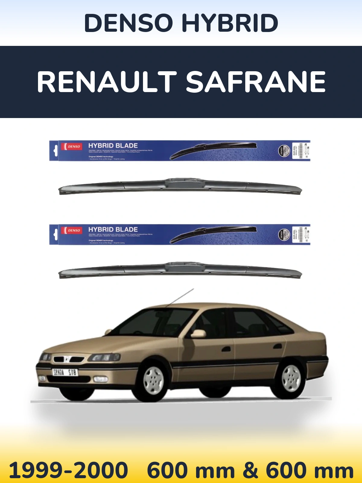 Ștergătoare Denso Hybrid pentru Renault Safrane