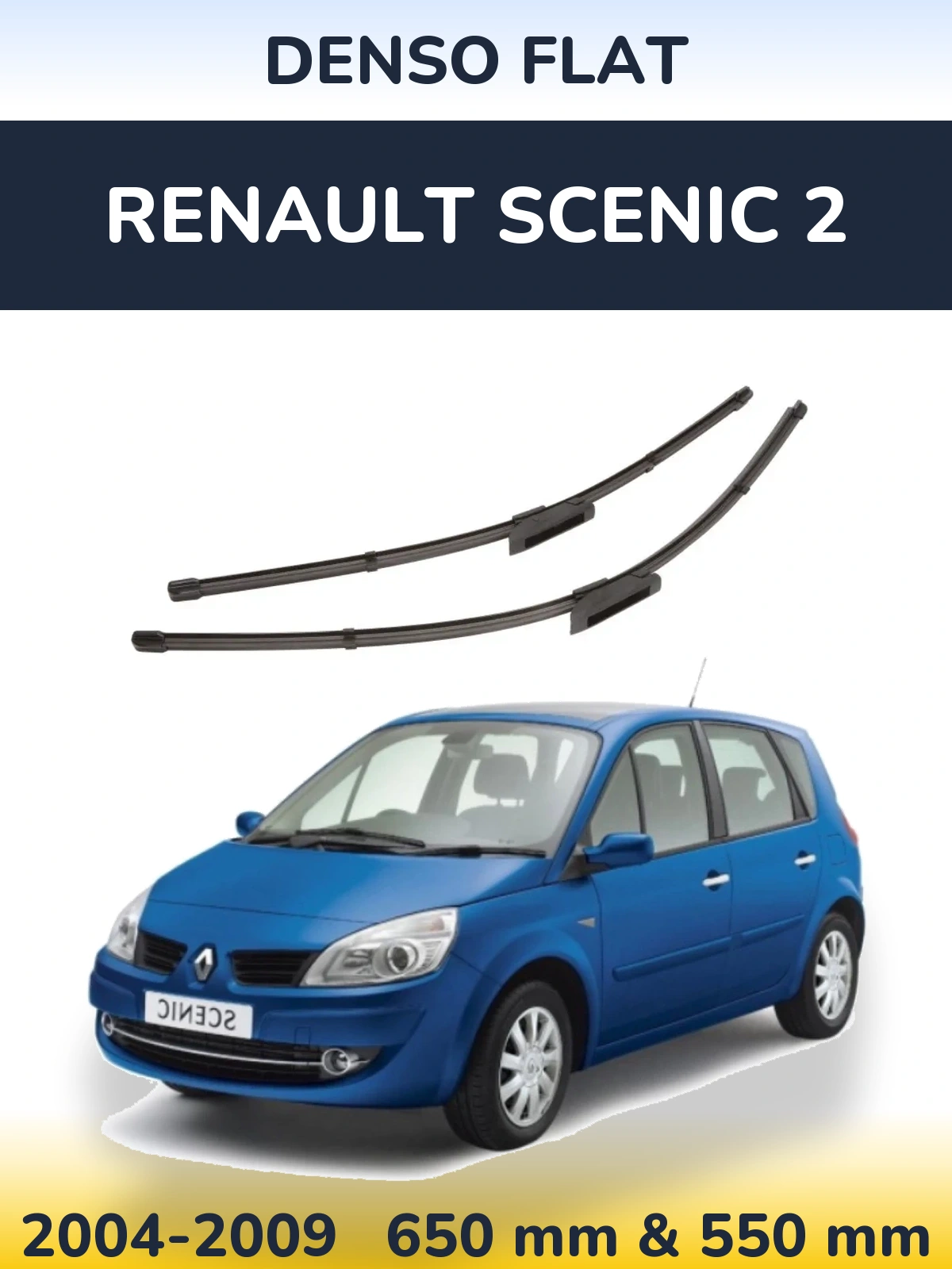 Ștergătoare Denso Flat pentru Renault Scenic 2