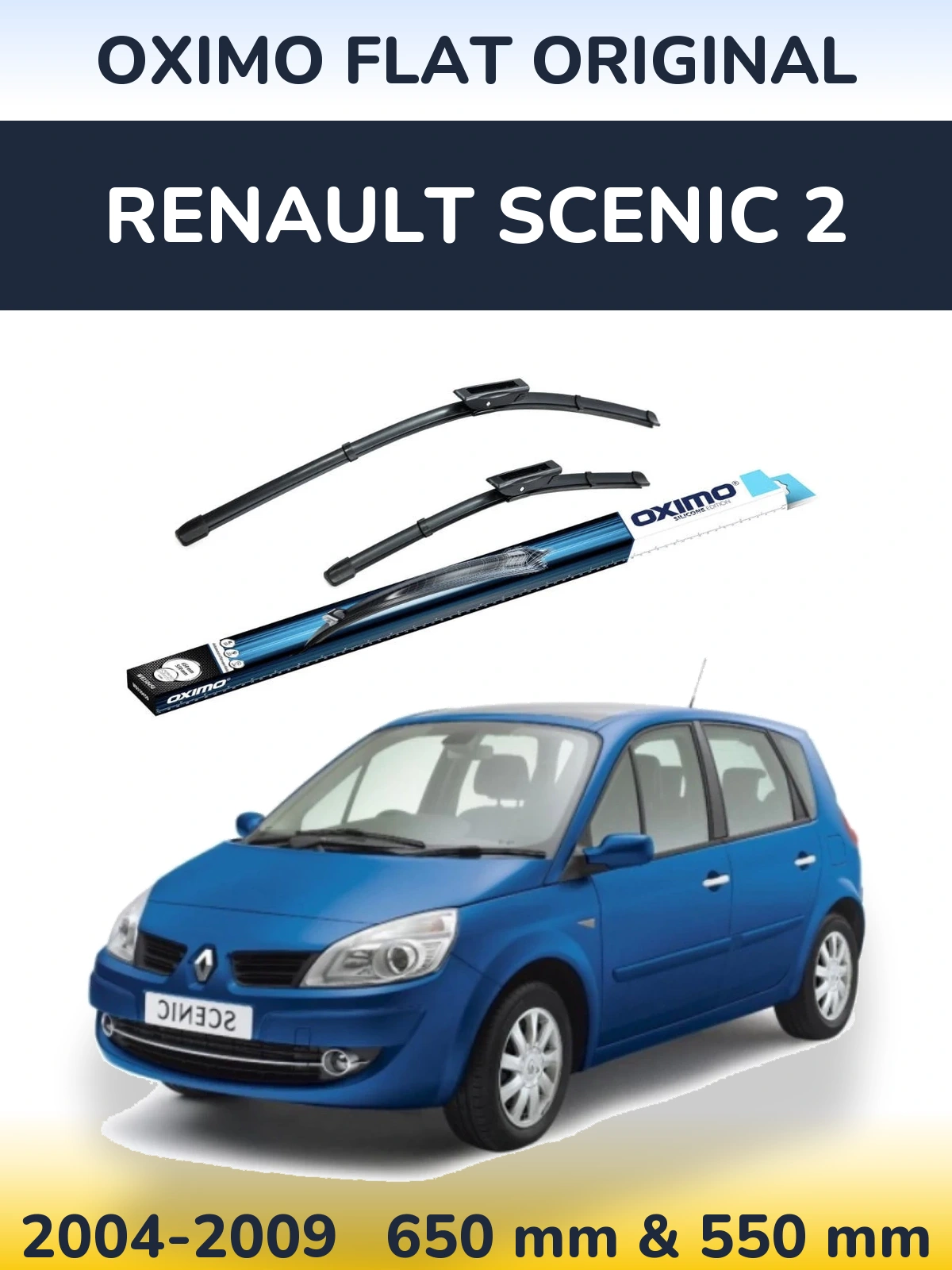Ștergătoare Oximo Flat Original pentru Renault Scenic 2