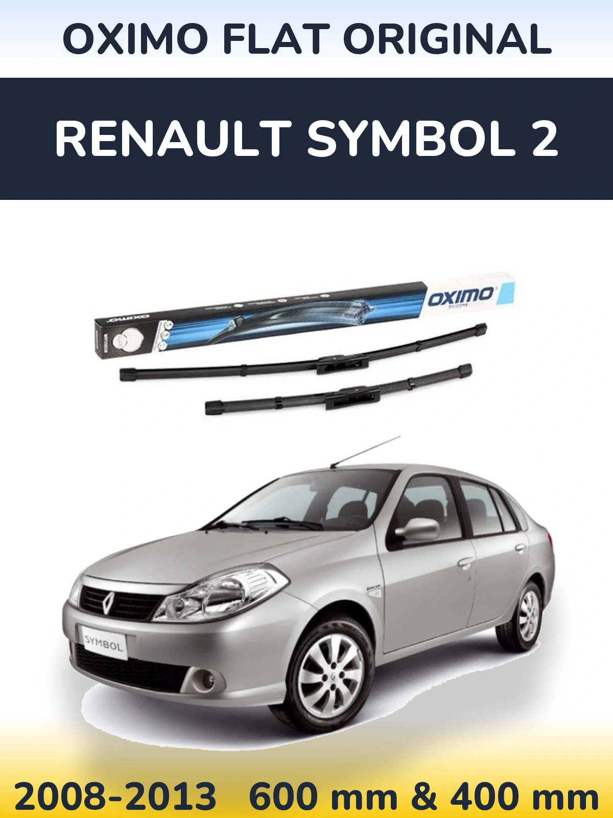 Ștergătoare Oximo Flat Original pentru Renault Symbol 2