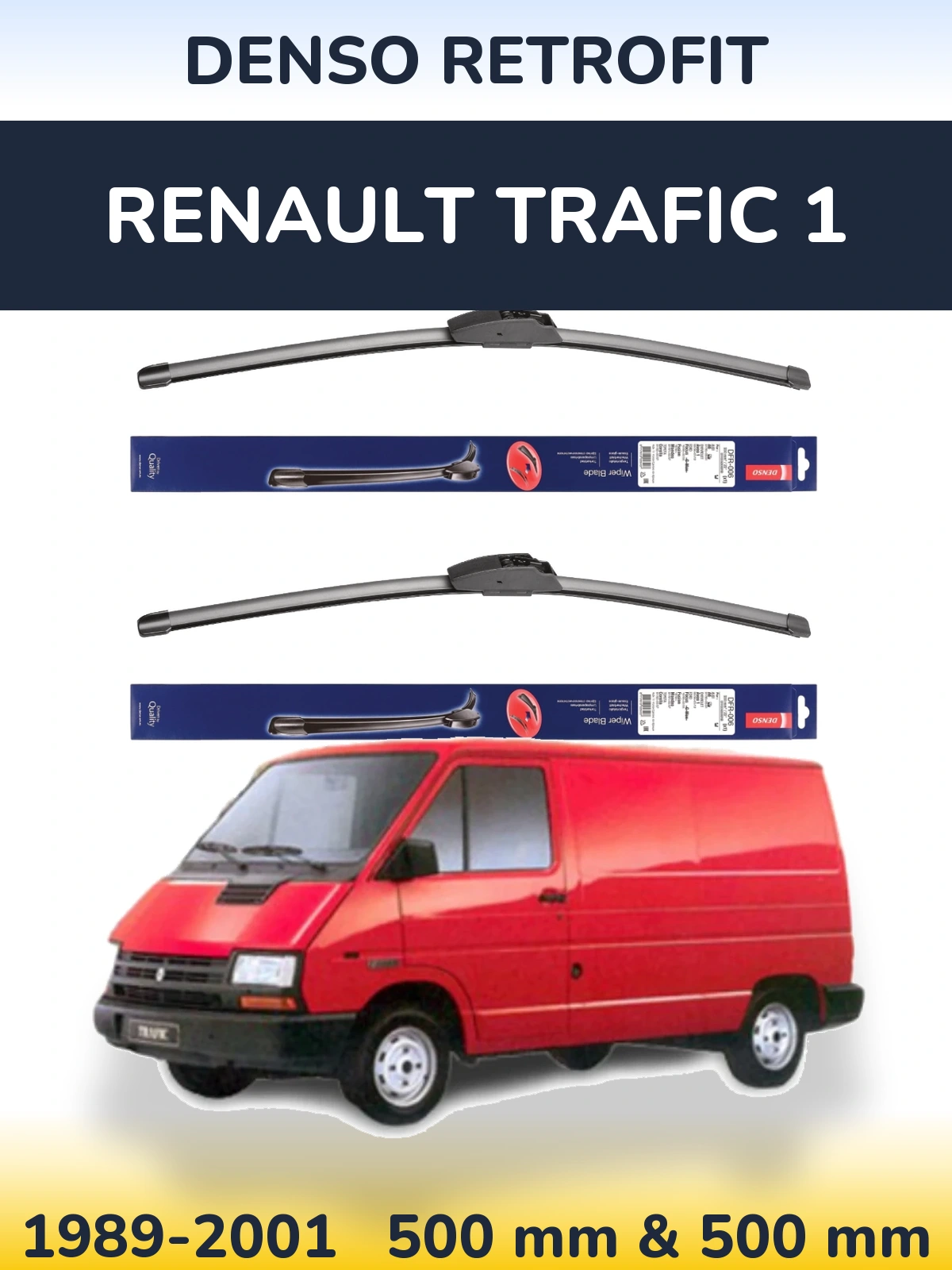 Ștergătoare Denso Retrofit pentru Renault Trafic 1