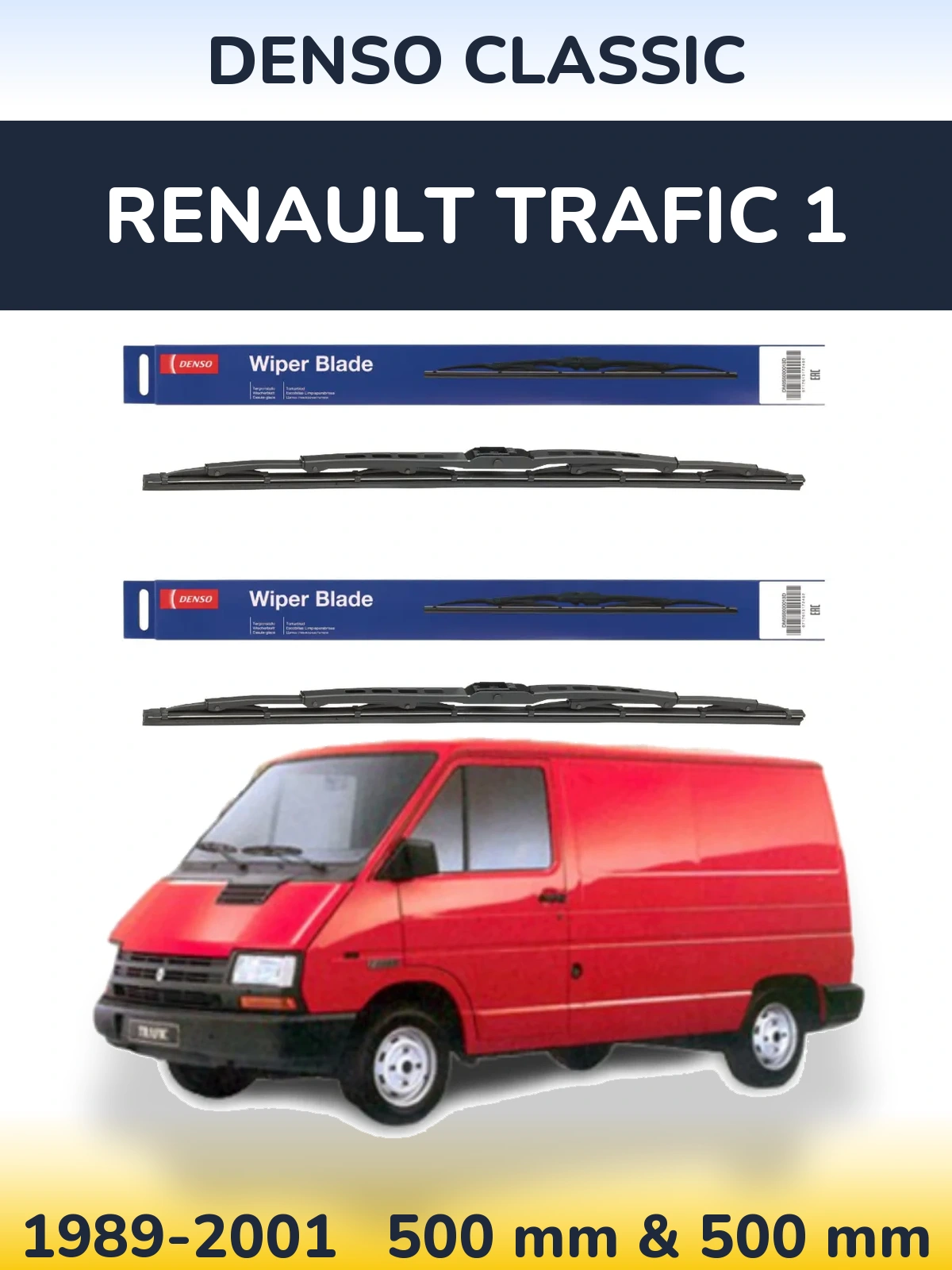 Ștergătoare Denso Classic pentru Renault Trafic 1