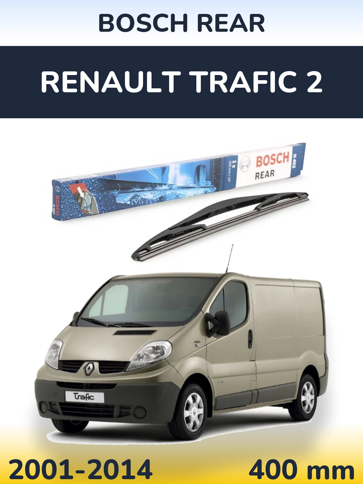Ștergătoare BOSCH Rear pentru Renault Trafic 2