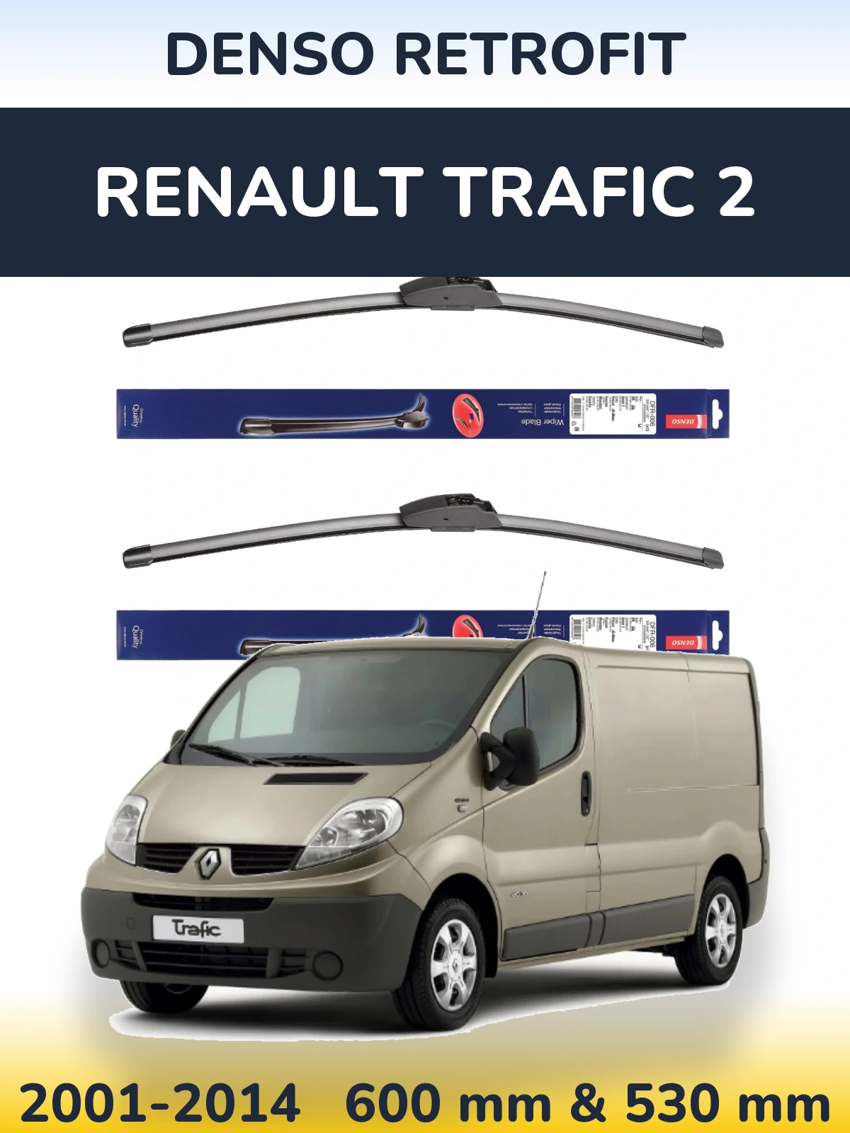 Ștergătoare Denso Retrofit pentru Renault Trafic 2