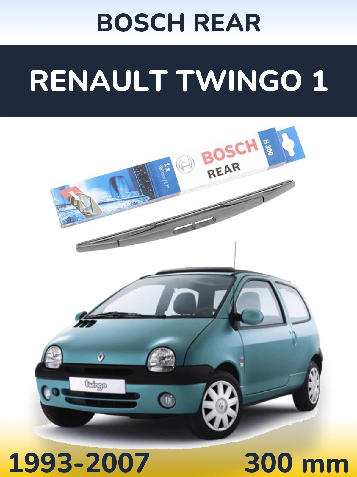 Ștergătoare BOSCH Rear pentru Renault Twingo 1