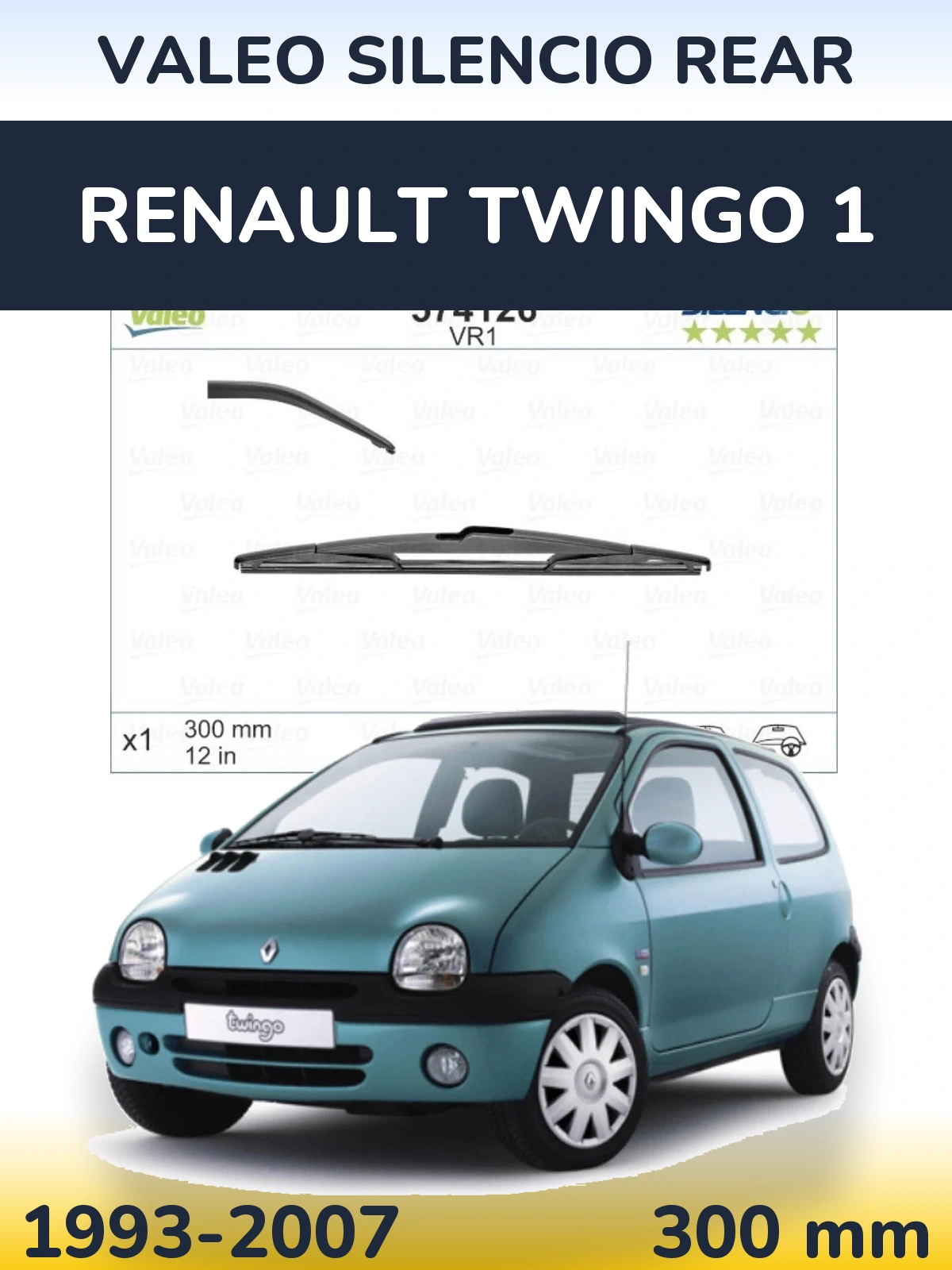 Ștergătoare Valeo Silencio Rear pentru Renault Twingo 1