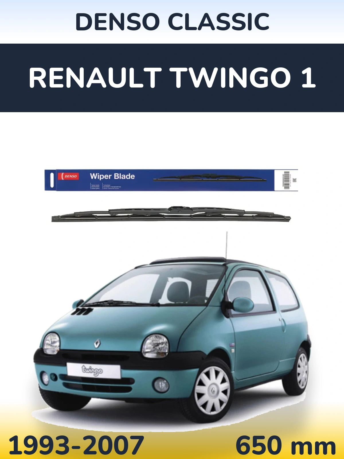 Ștergătoare Denso Classic pentru Renault Twingo 1