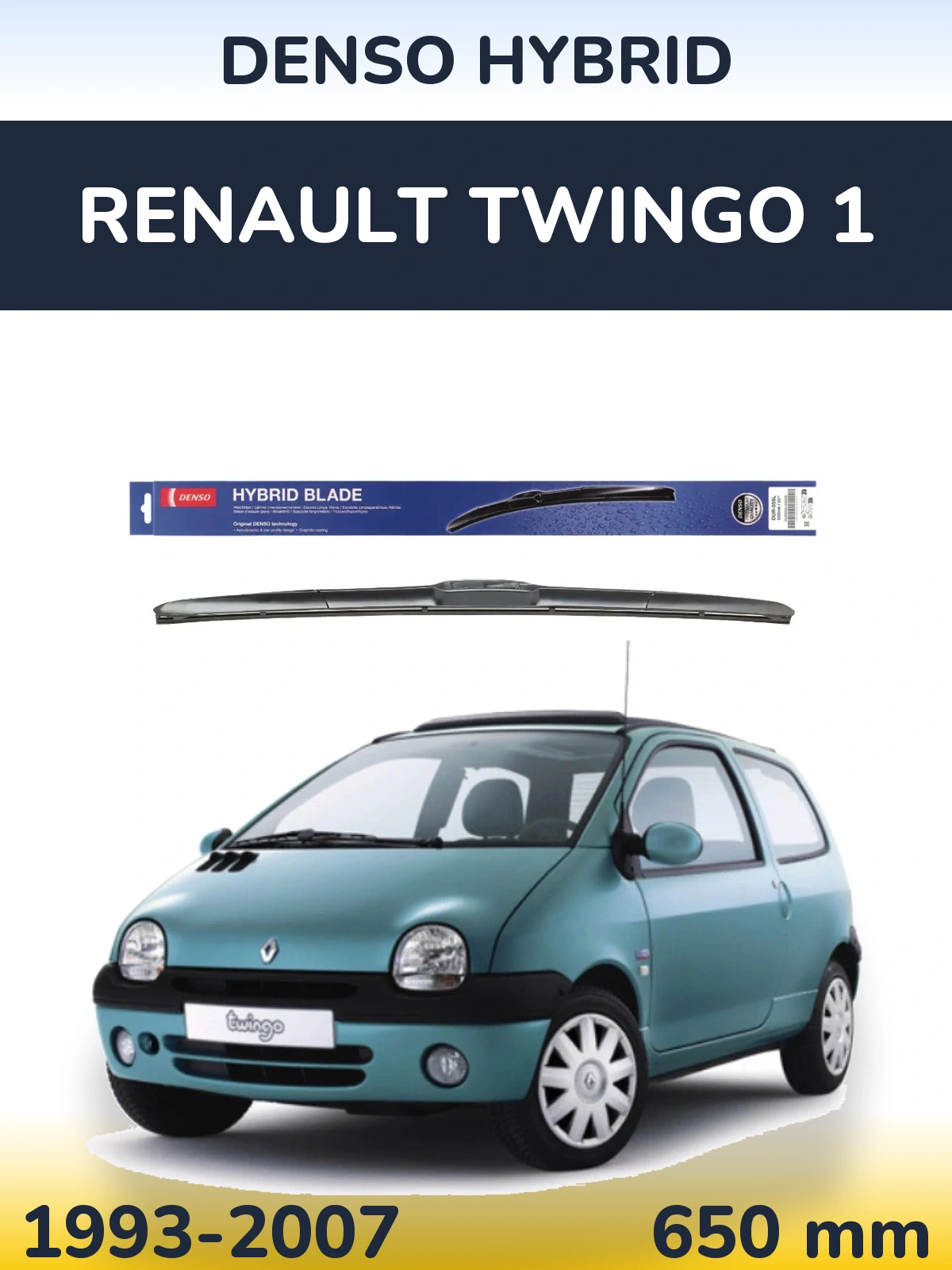 Ștergătoare Denso Hybrid pentru Renault Twingo 1