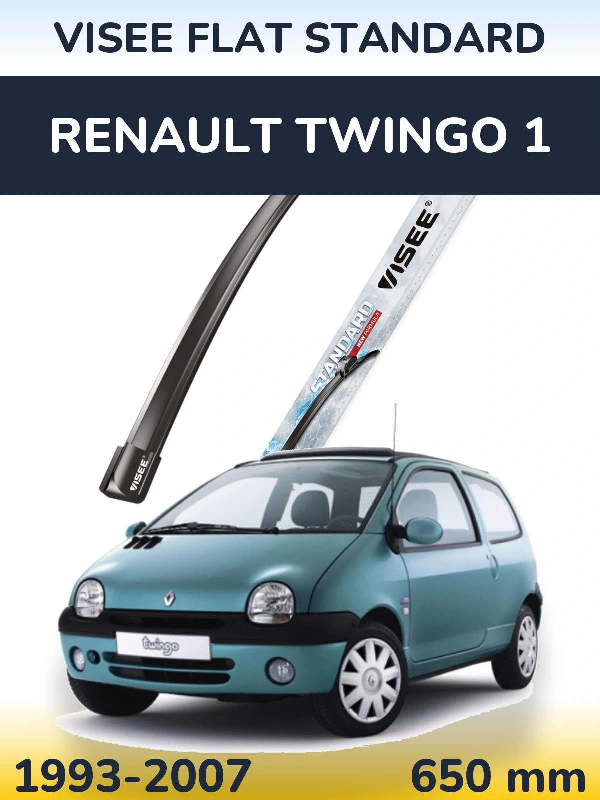 Ștergătoare VISEE FLAT STANDARD pentru Renault Twingo 1