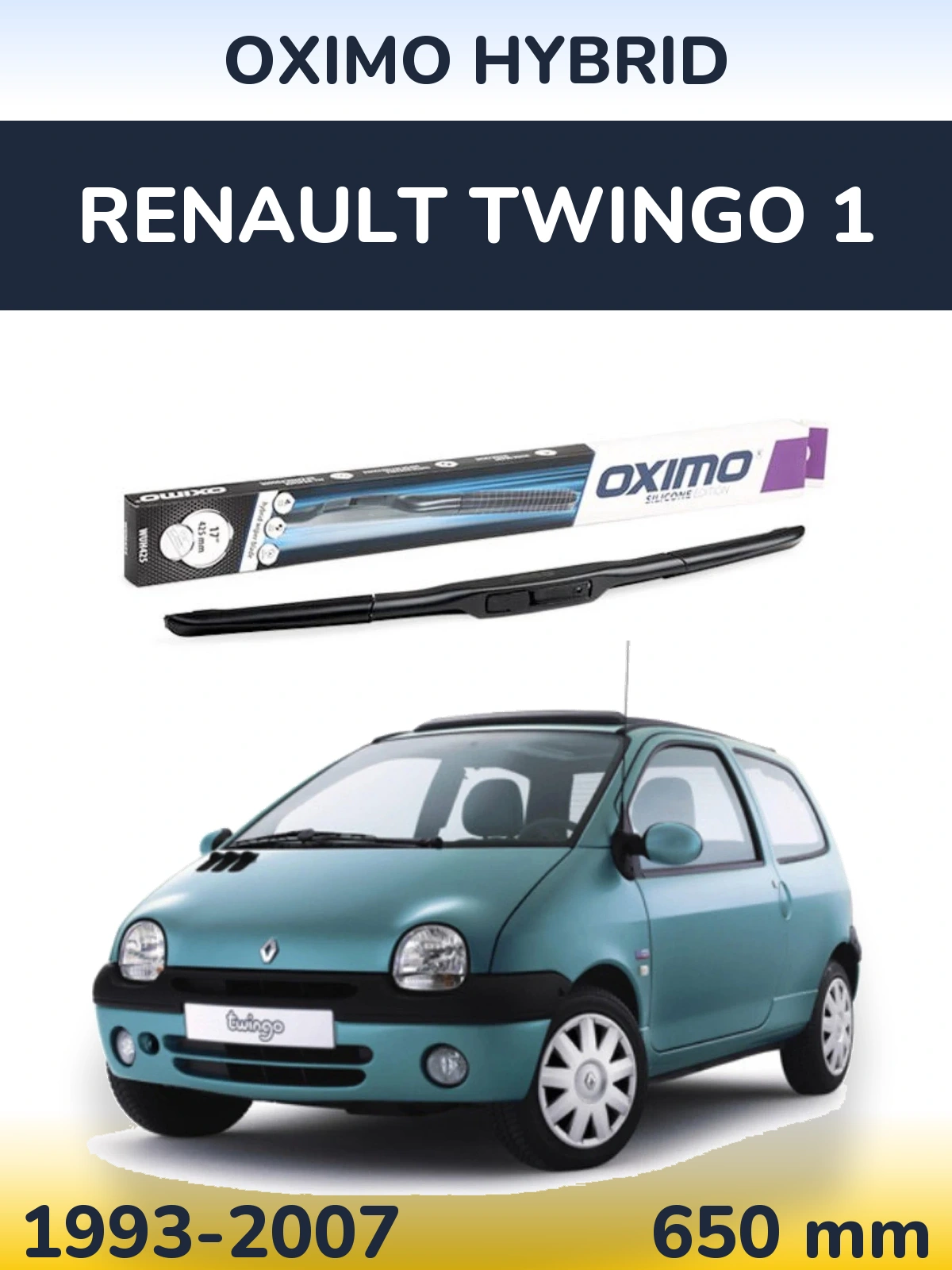 Ștergătoare Oximo Hybrid pentru Renault Twingo 1