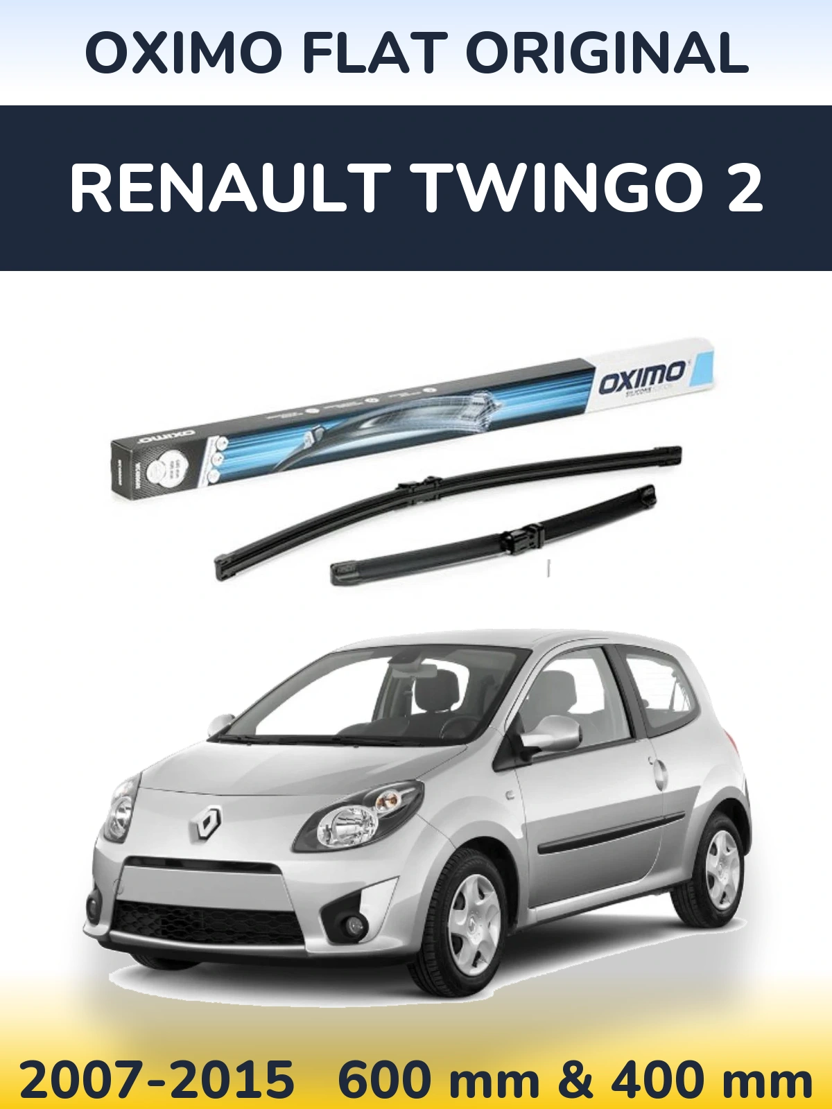 Ștergătoare Oximo Flat Original pentru Renault Twingo 2