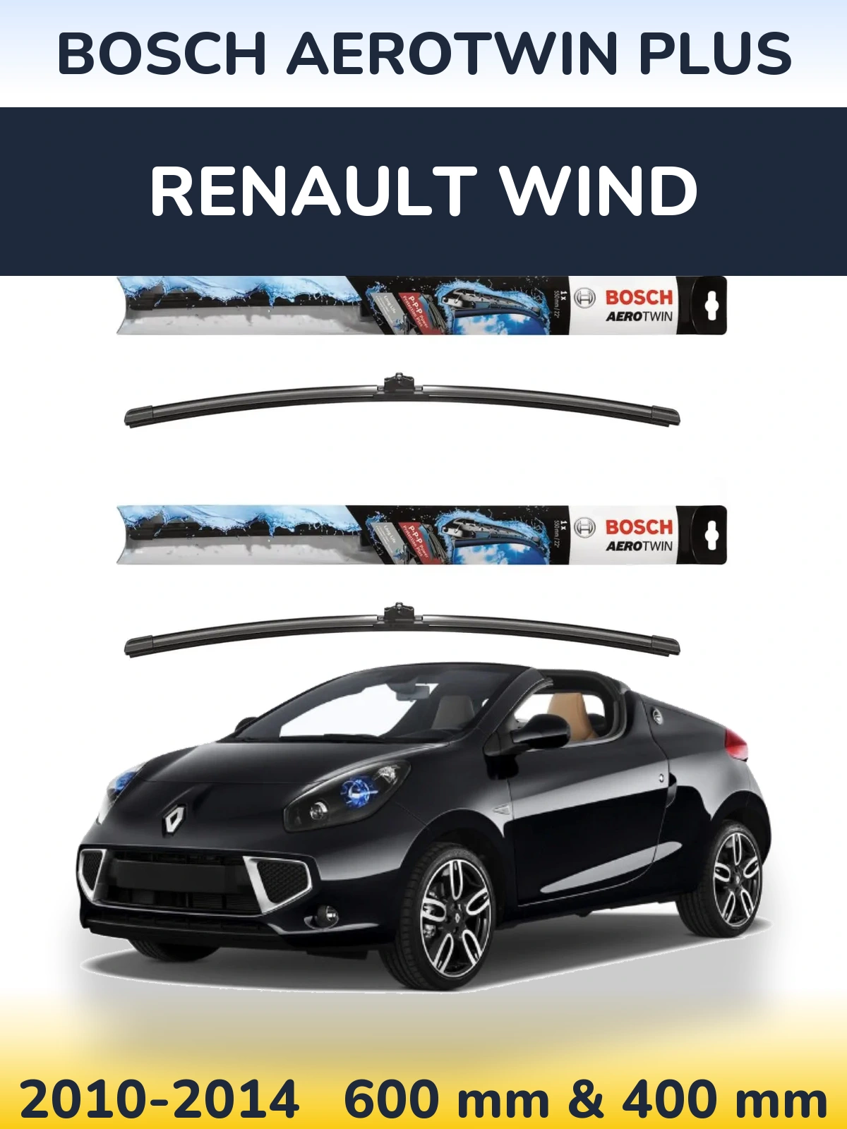 Ștergătoare BOSCH AeroTwin Plus pentru Renault Wind