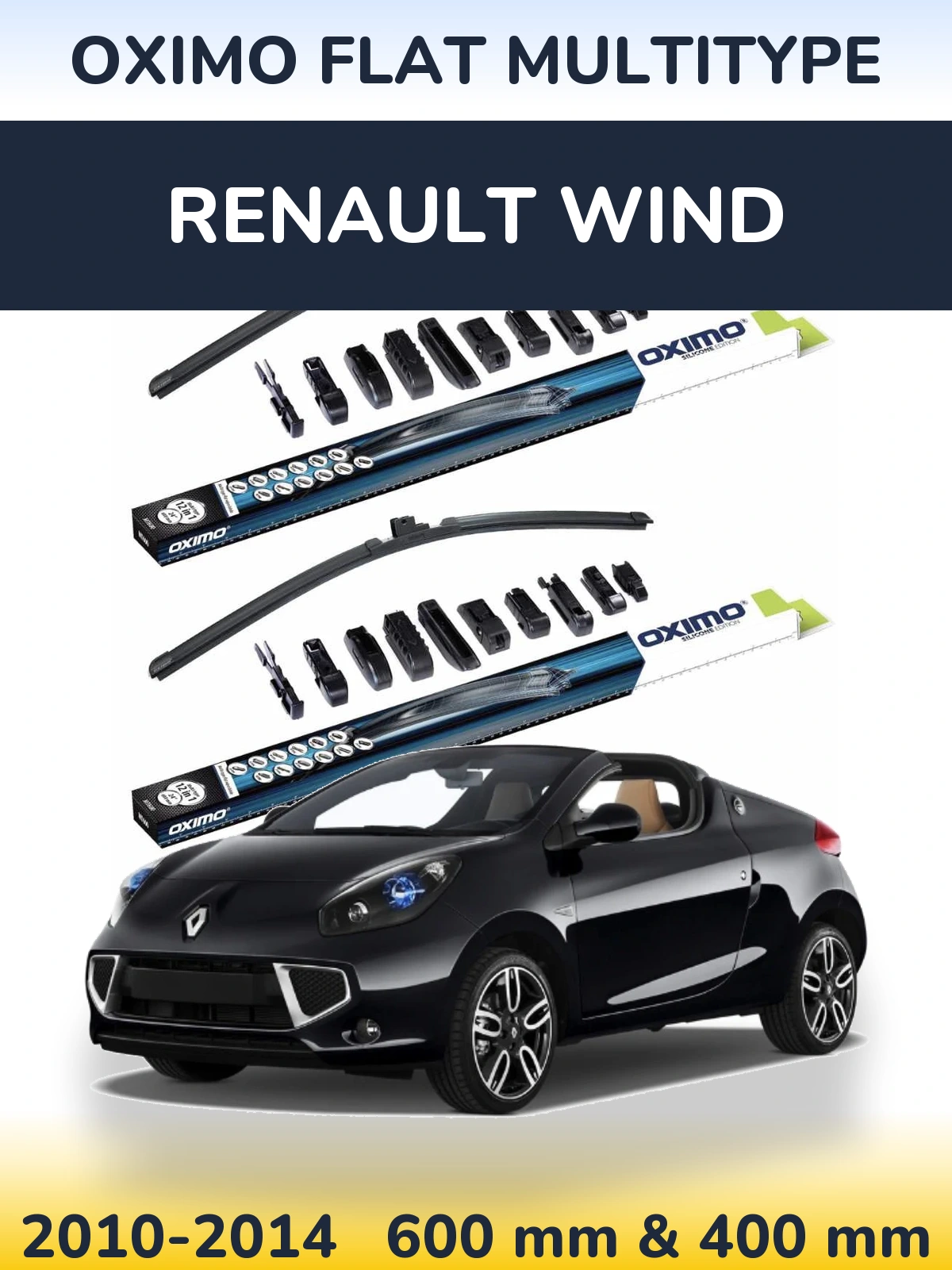 Ștergătoare Oximo Flat MultiTipe pentru Renault Wind