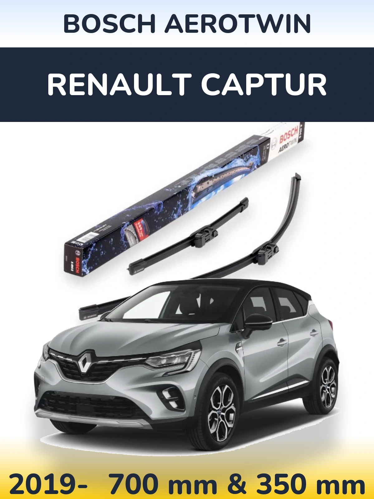 Ștergătoare BOSCH AeroTwin pentru Renault Captur