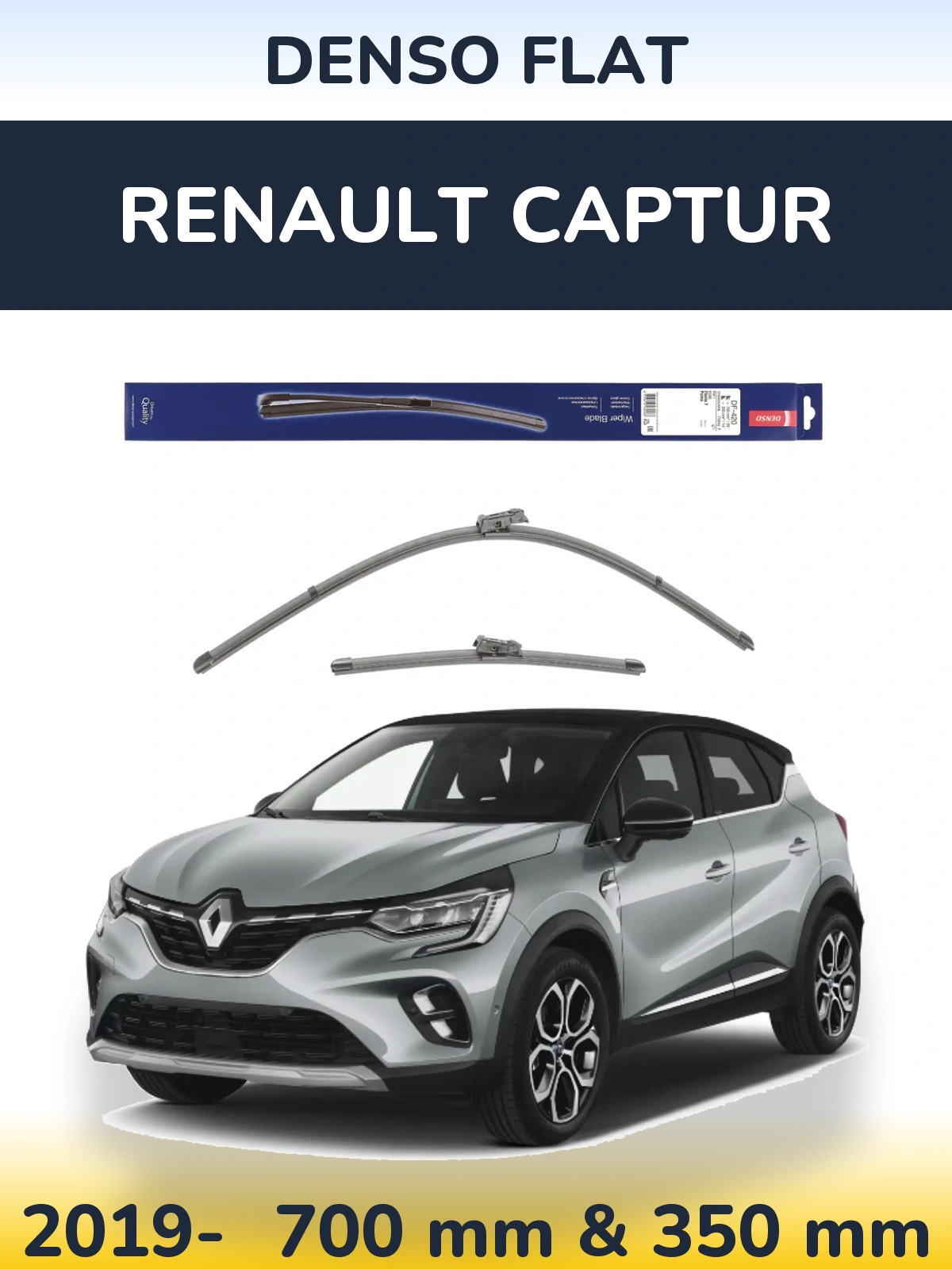 Ștergătoare Denso Flat pentru Renault Captur