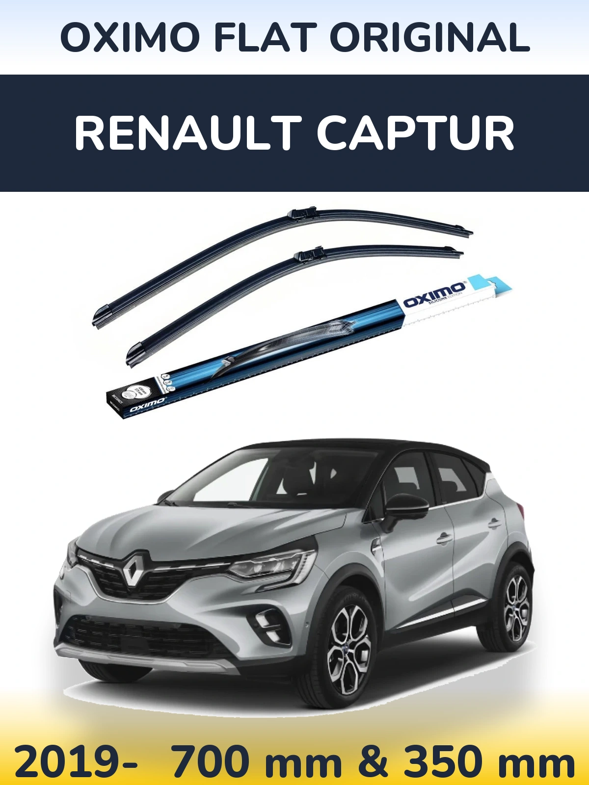 Ștergătoare Oximo Flat Original pentru Renault Captur