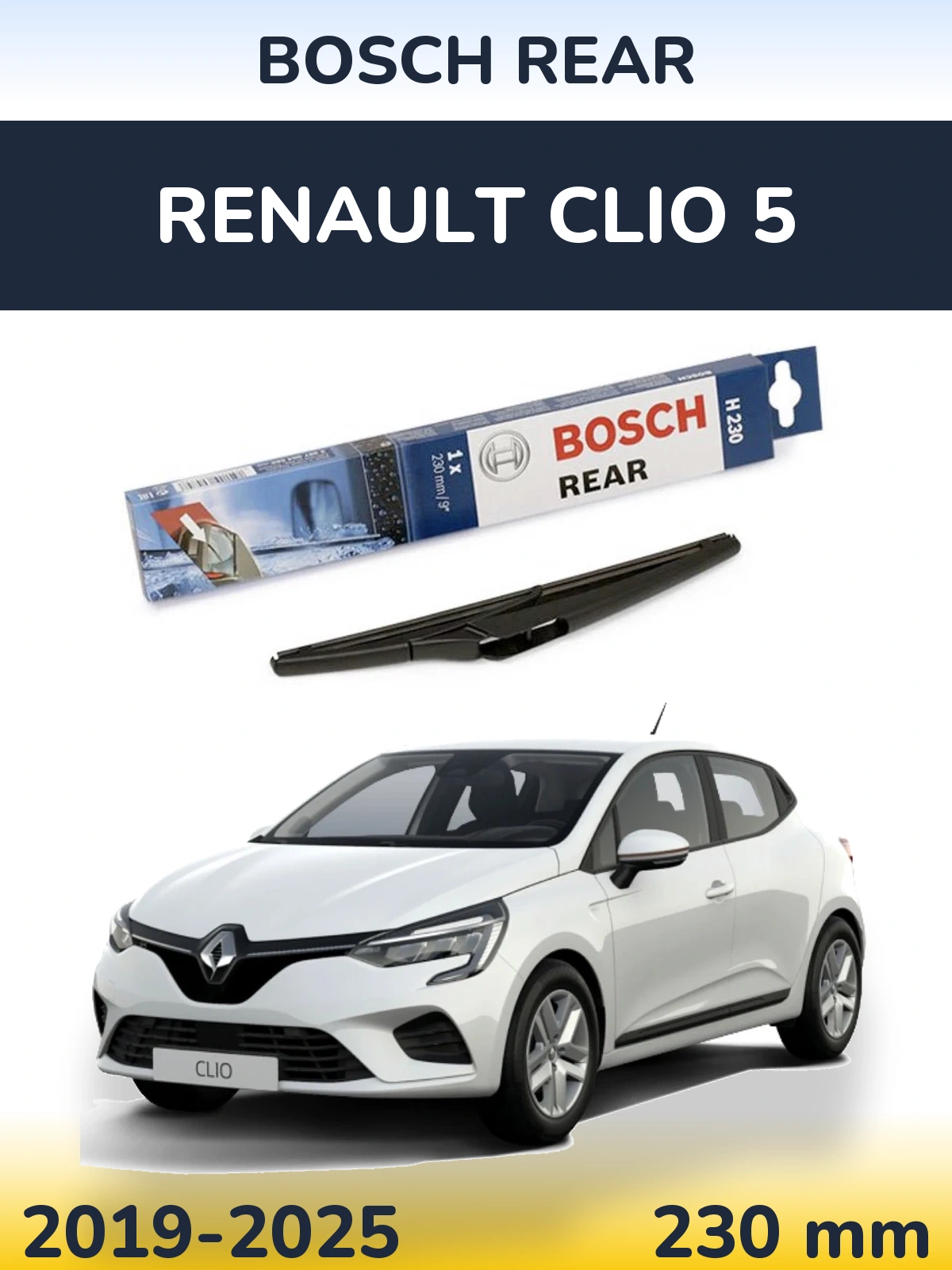 Ștergătoare BOSCH Rear pentru Renault Clio 5