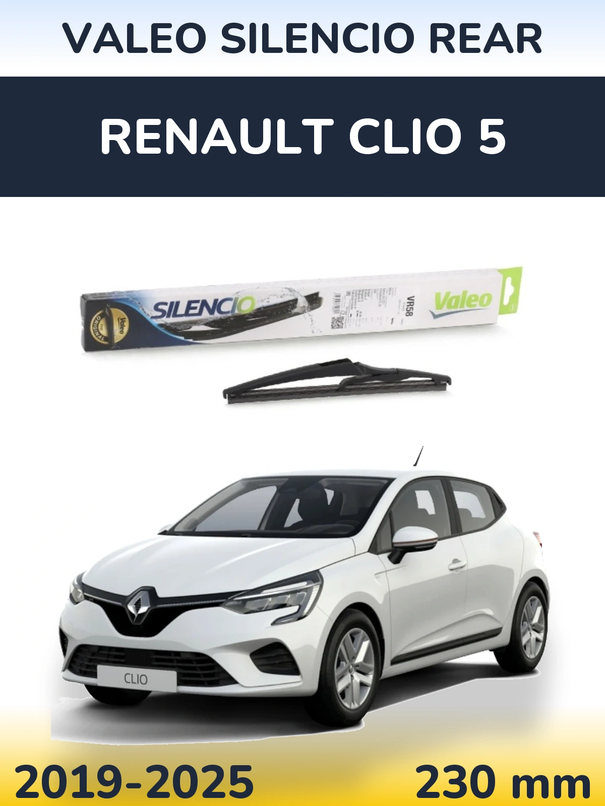 Ștergătoare Valeo Silencio Rear pentru Renault Clio 5