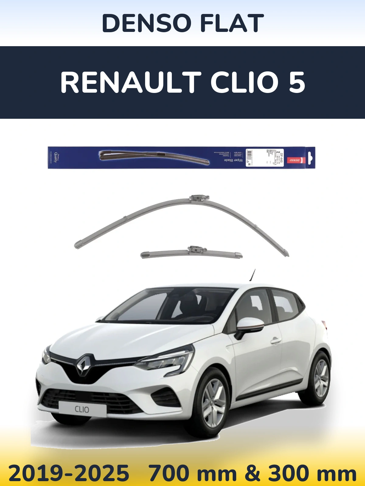 Ștergătoare Denso Flat pentru Renault Clio 5