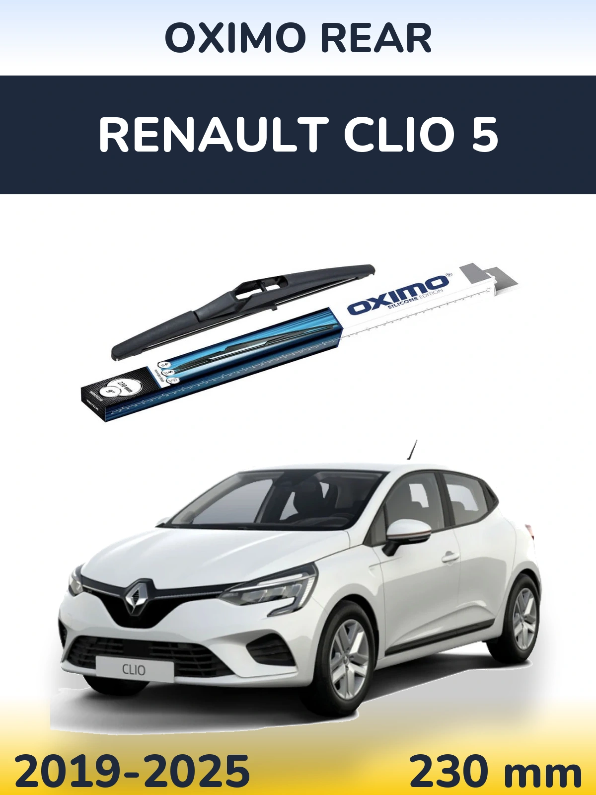 Ștergătoare Oximo Rear pentru Renault Clio 5