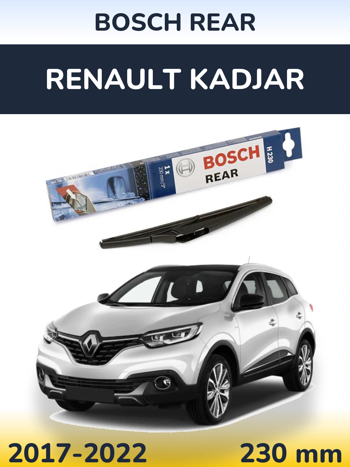 Ștergătoare BOSCH Rear pentru Renault Kadjar