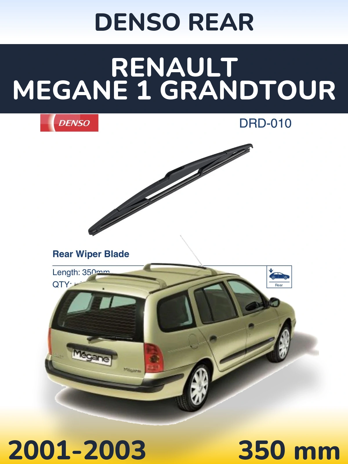 Ștergătoare Denso Rear pentru Renault Megane 1 Grandtour