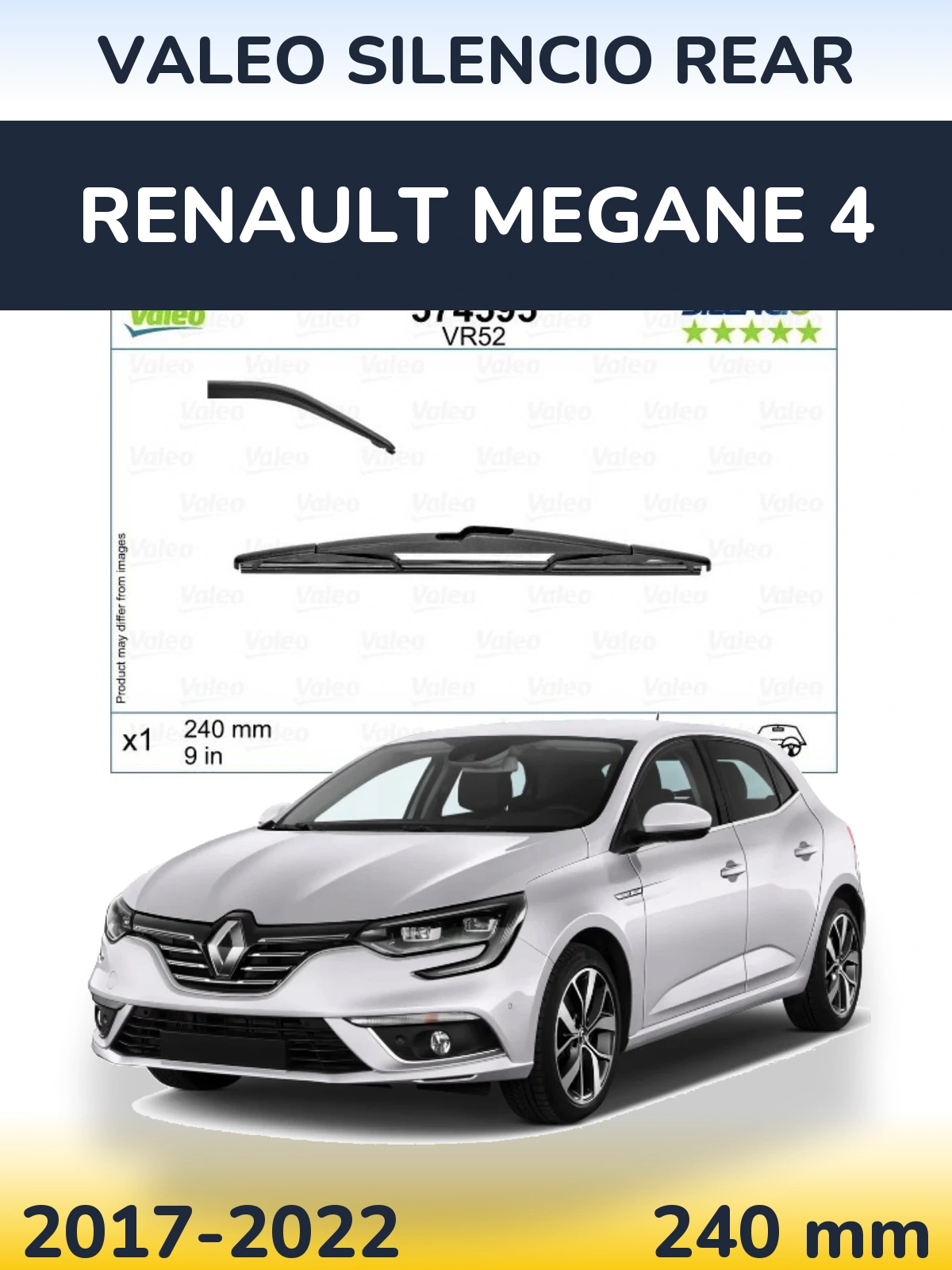 Ștergătoare Valeo Silencio Rear pentru Renault Megane 4