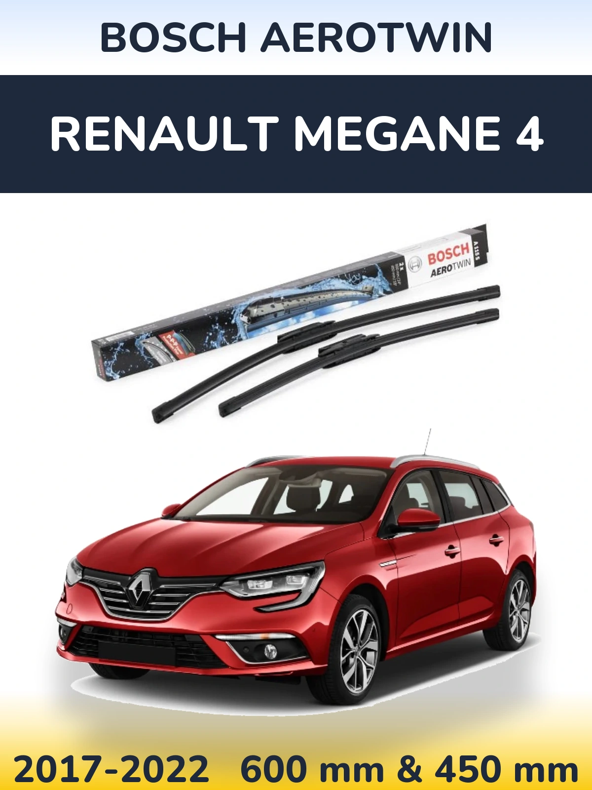 Ștergătoare BOSCH AeroTwin pentru Renault Megane 4