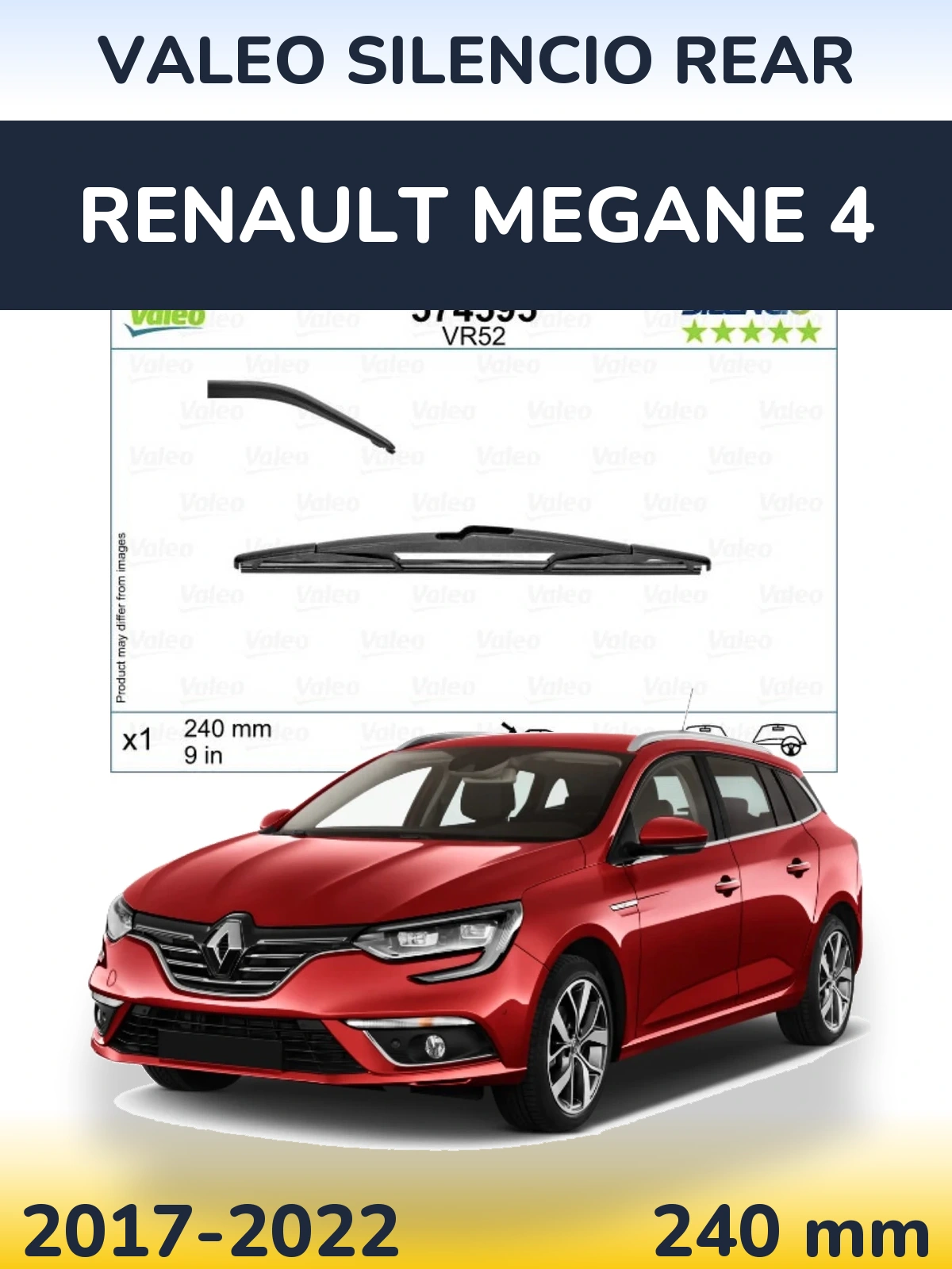 Ștergătoare Valeo Silencio Rear pentru Renault Megane 4