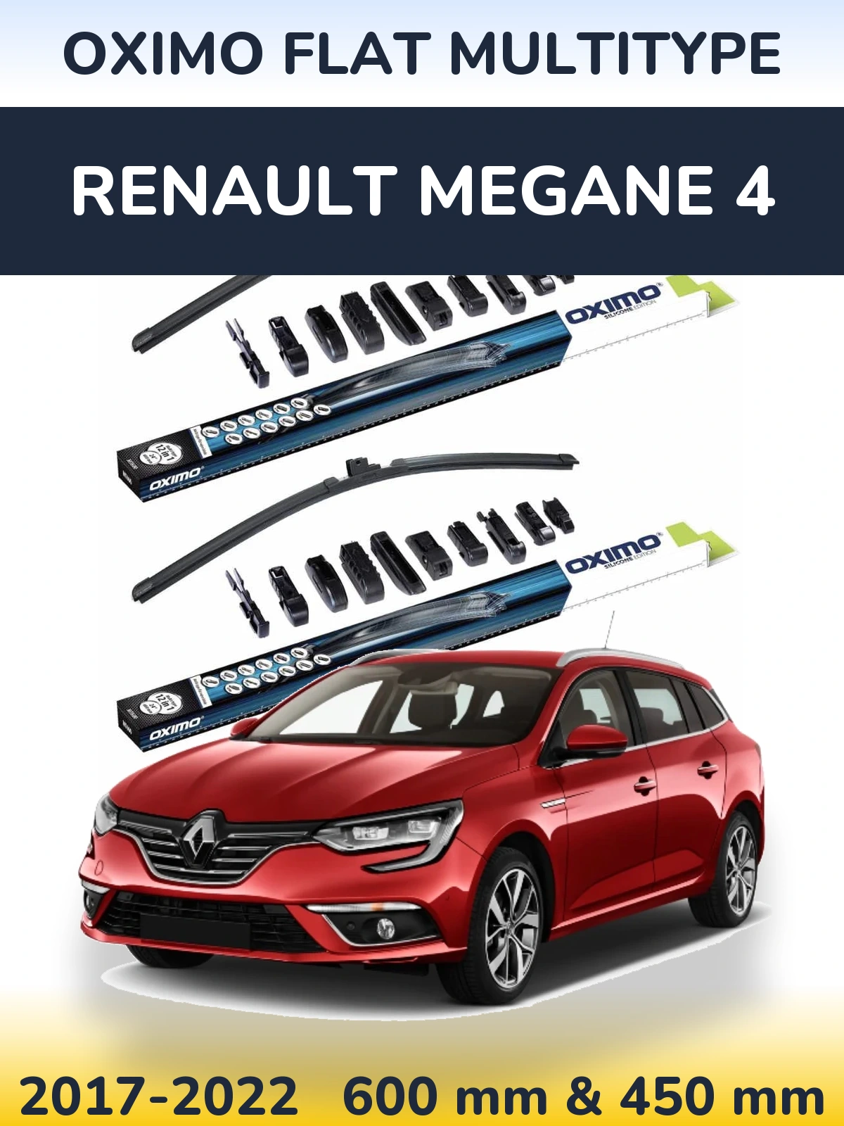Ștergătoare Oximo Flat MultiTipe pentru Renault Megane 4