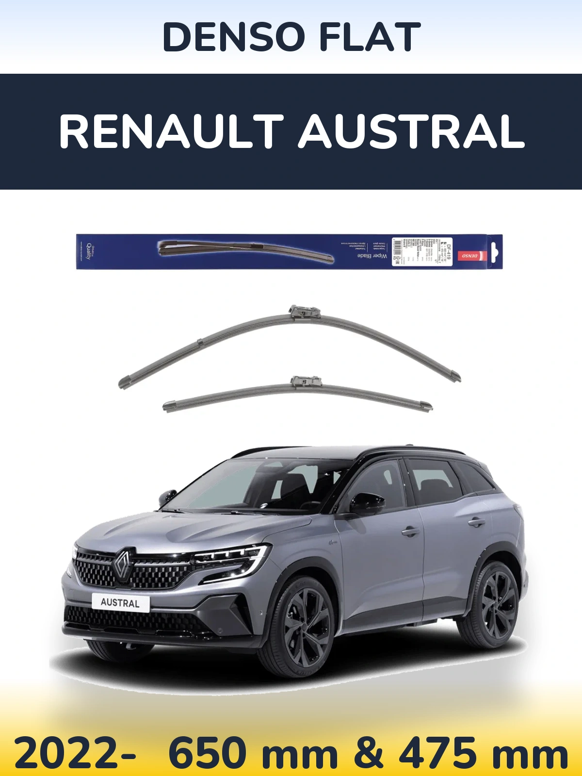 Ștergătoare Denso Flat pentru Renault Austral