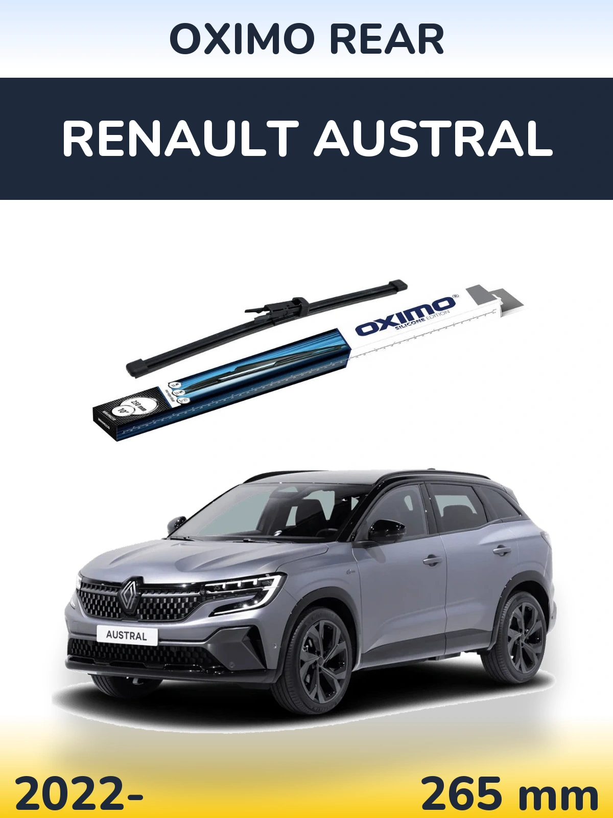 Ștergătoare Oximo Rear pentru Renault Austral