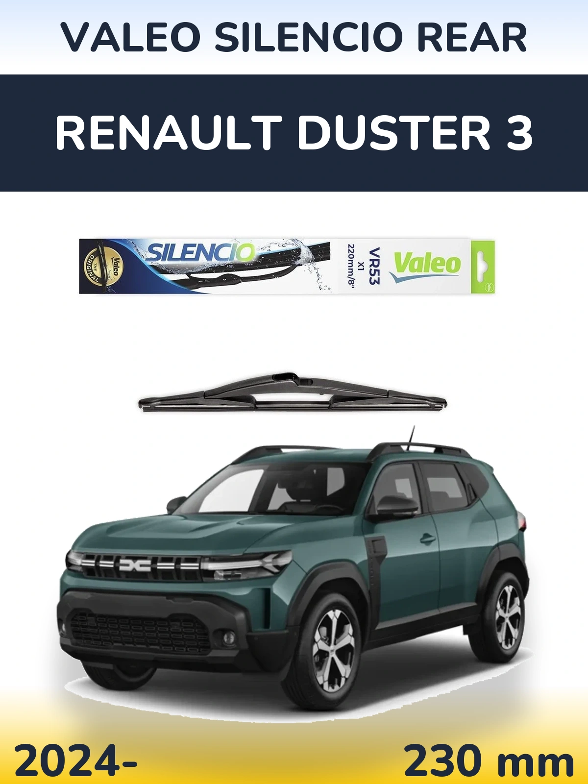 Ștergătoare Valeo Silencio Rear pentru Renault Duster 3