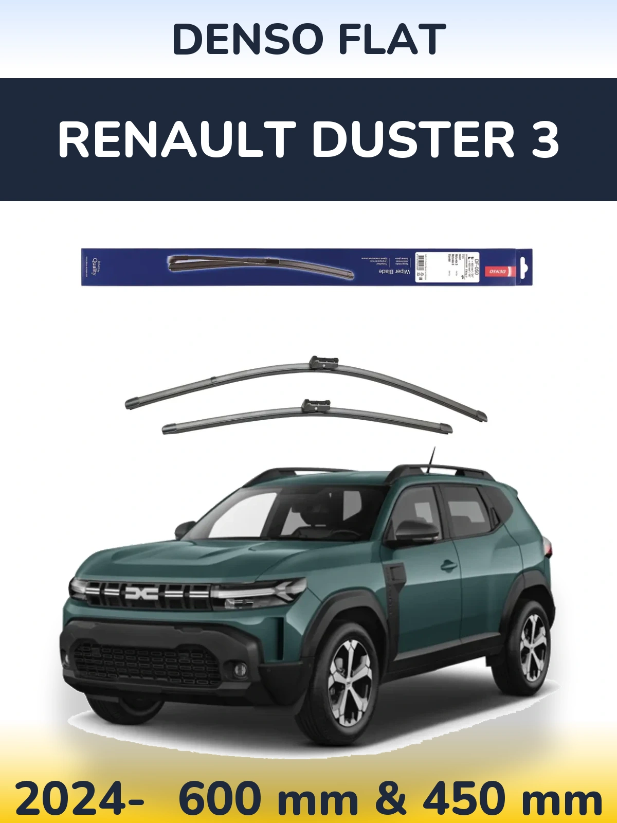 Ștergătoare Denso Flat pentru Renault Duster 3