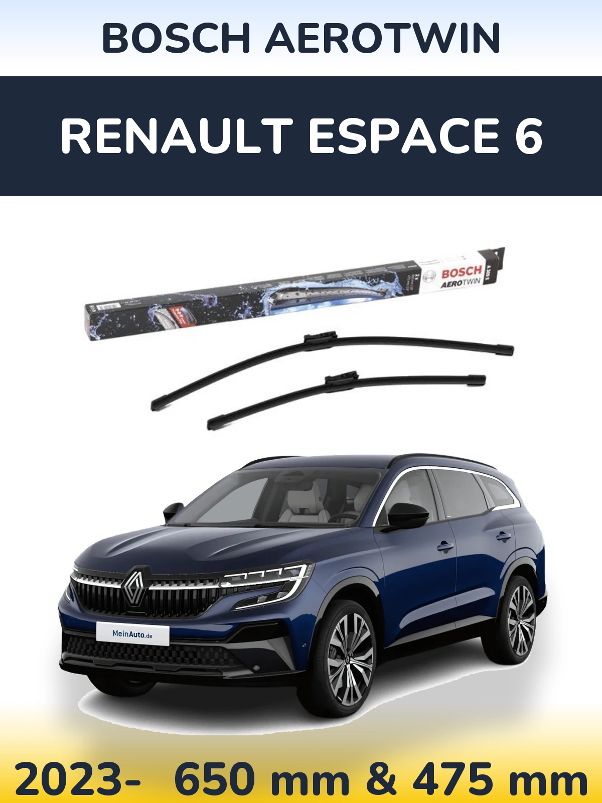 Ștergătoare BOSCH AeroTwin pentru Renault Espace 6