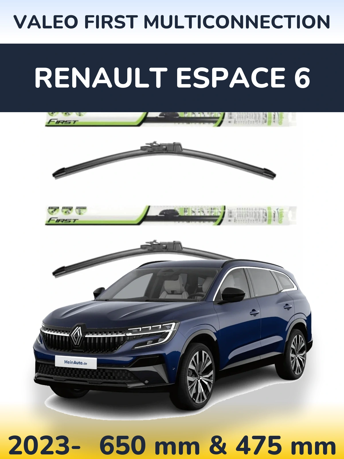 Ștergătoare Valeo First MultiConnection pentru Renault Espace 6