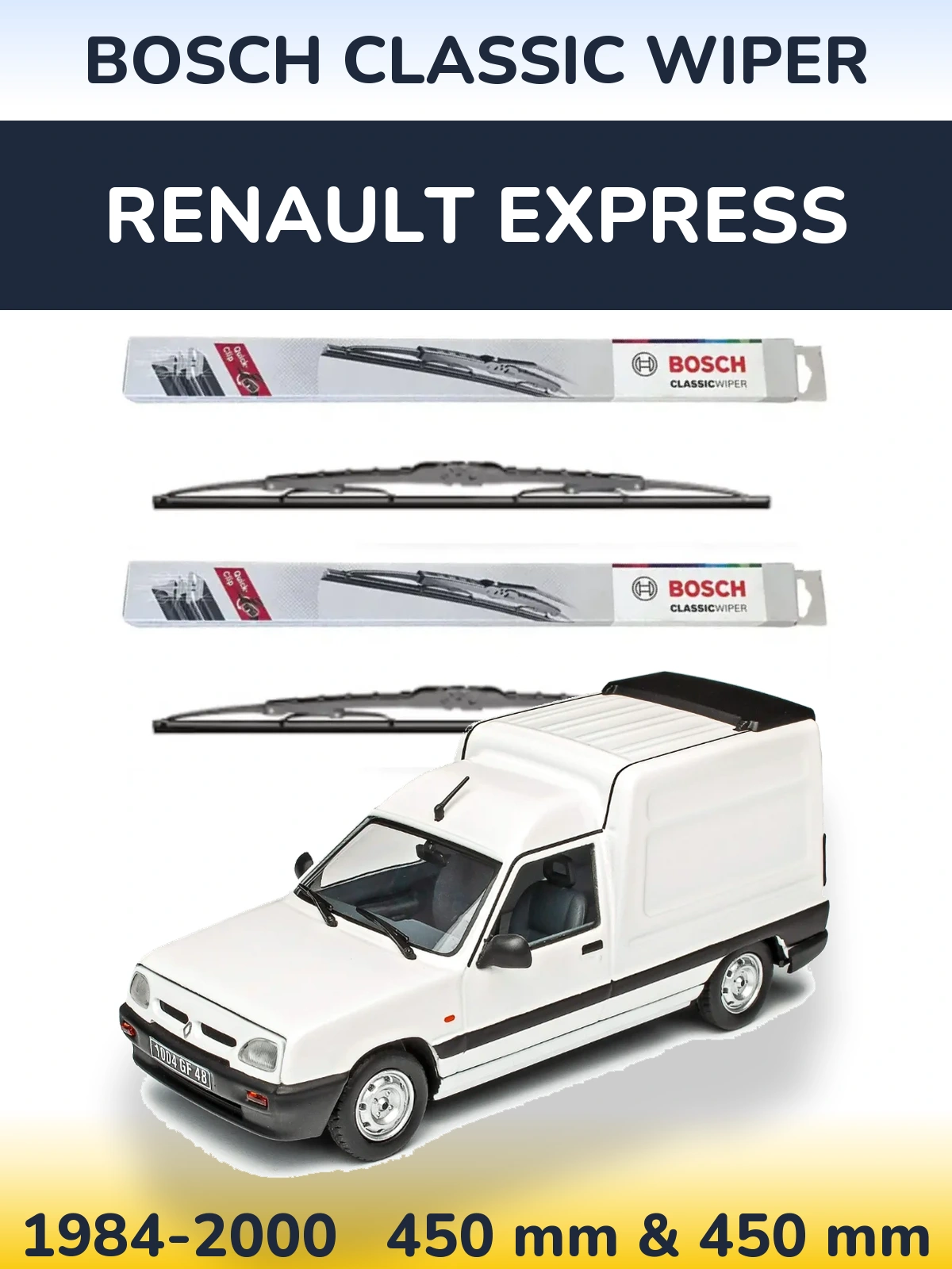 Ștergătoare BOSCH Classic Wiper pentru Renault Express
